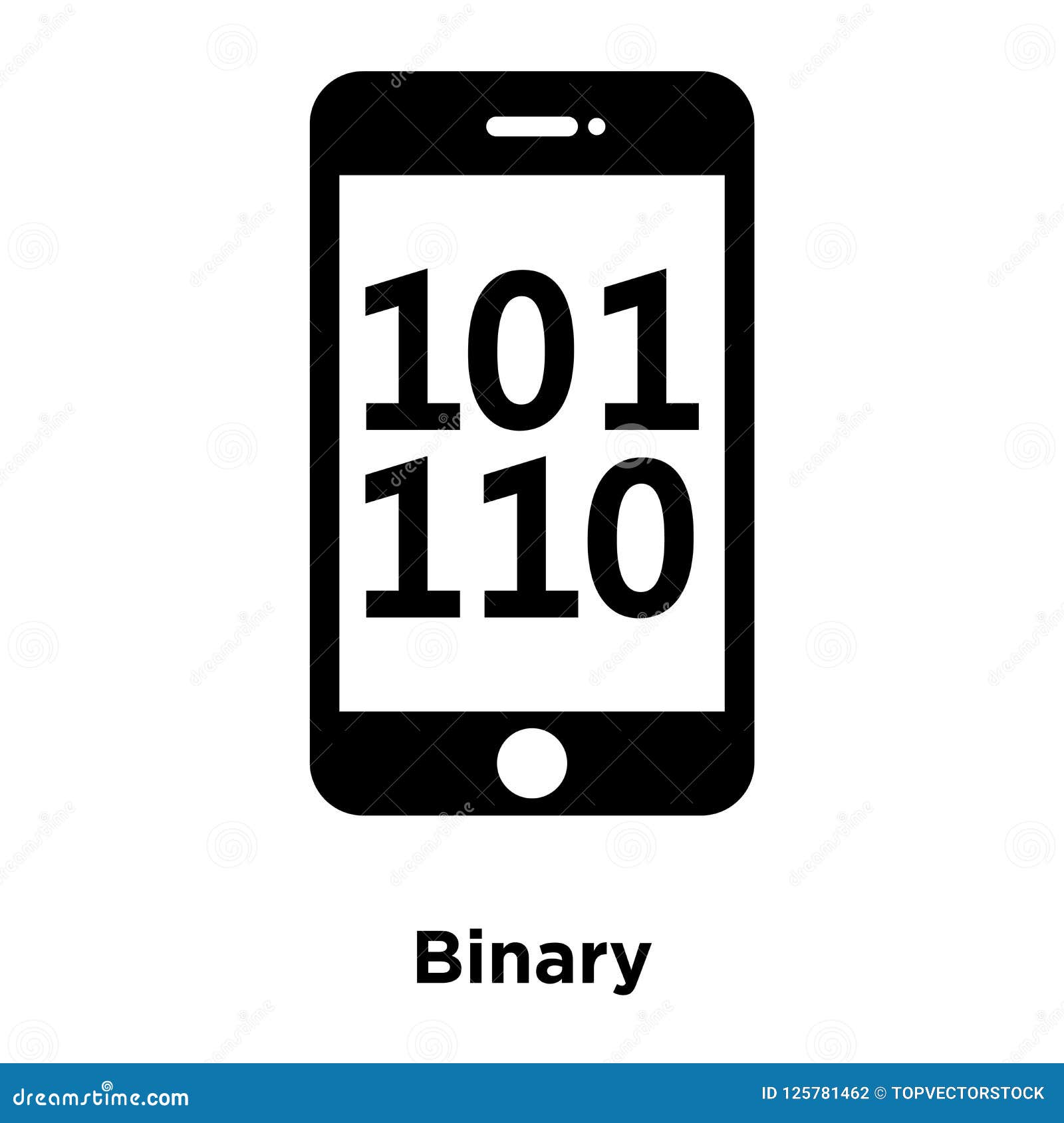Download Binary Icon Vector Isolated On White Background, Logo ...