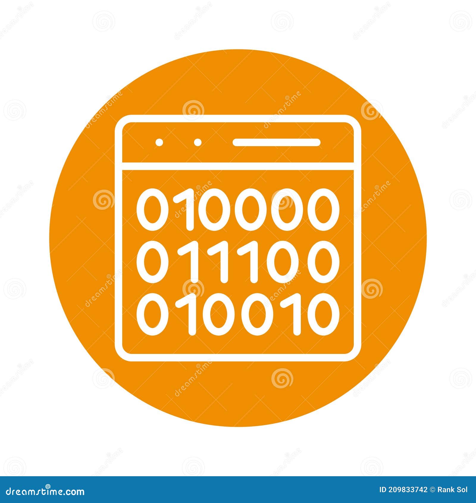 binary interface   icon which can easily modify or edit