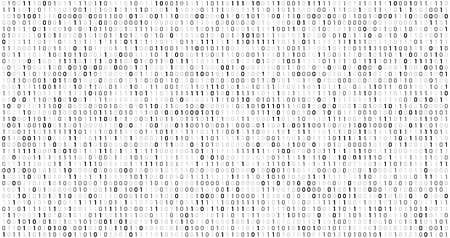 Binary Matrix Code. Computer Data Stream, Digital Security Codes and ...