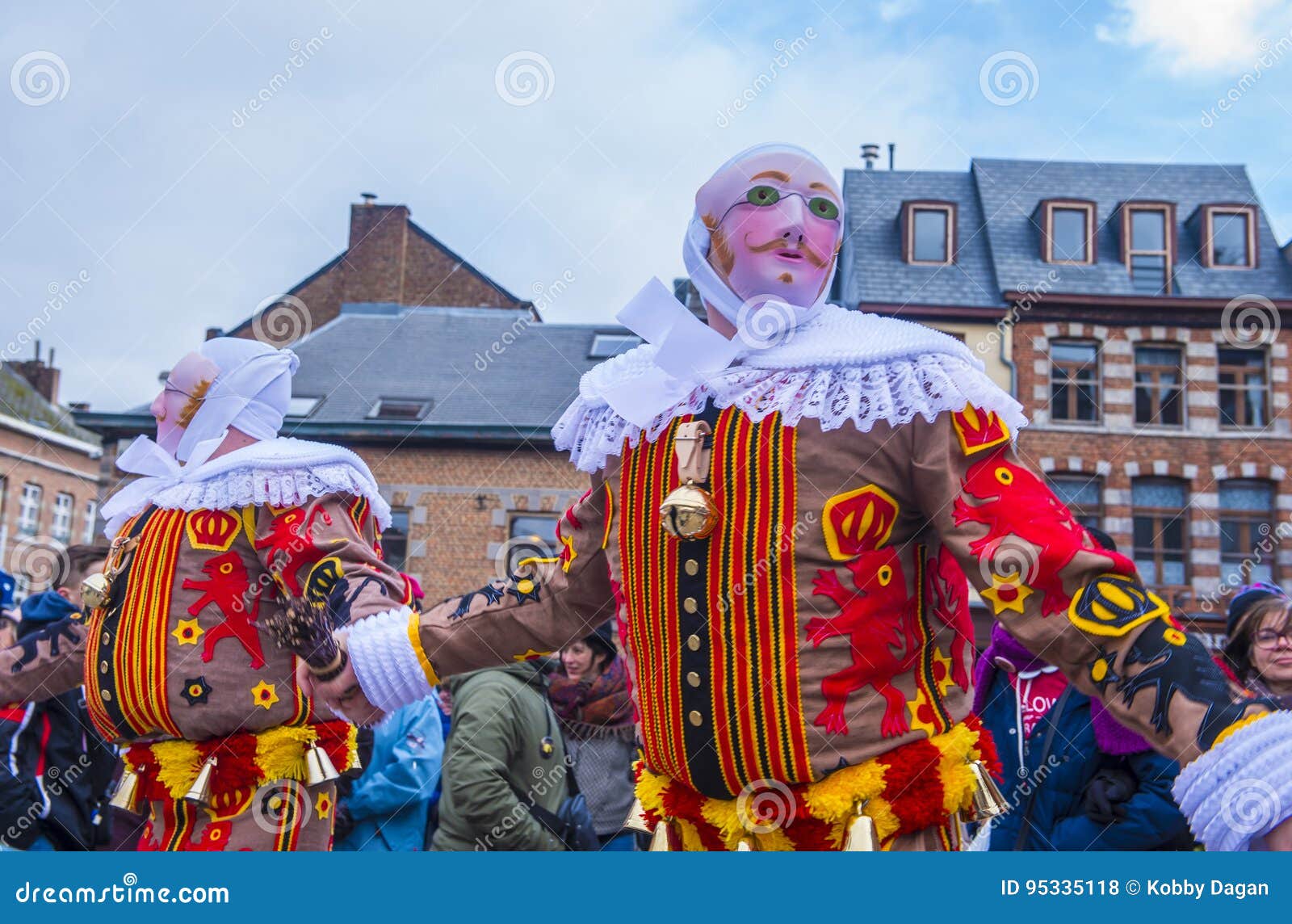 2017 Binche Carnival editorial stock photo. Image of masquerade - 95335118