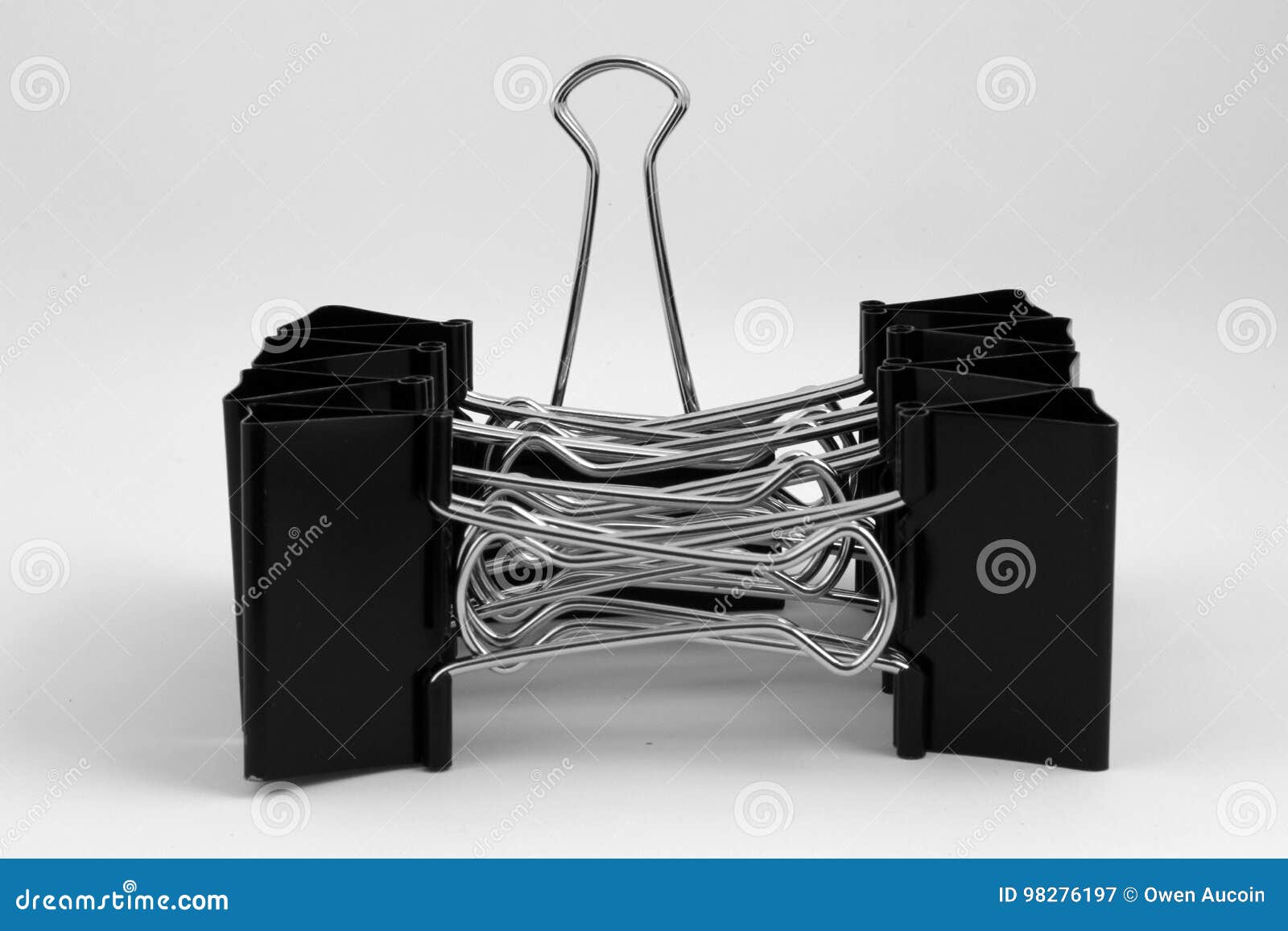 Binder Clips stock image. Image of large, binder, clips 98276197