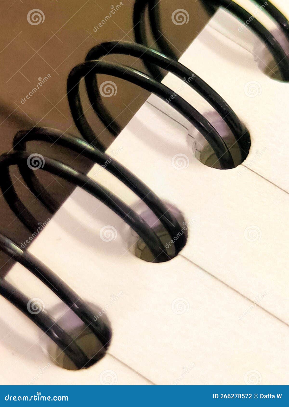 Binder Lock Holes on White Paper Stock Photo Image of wheel