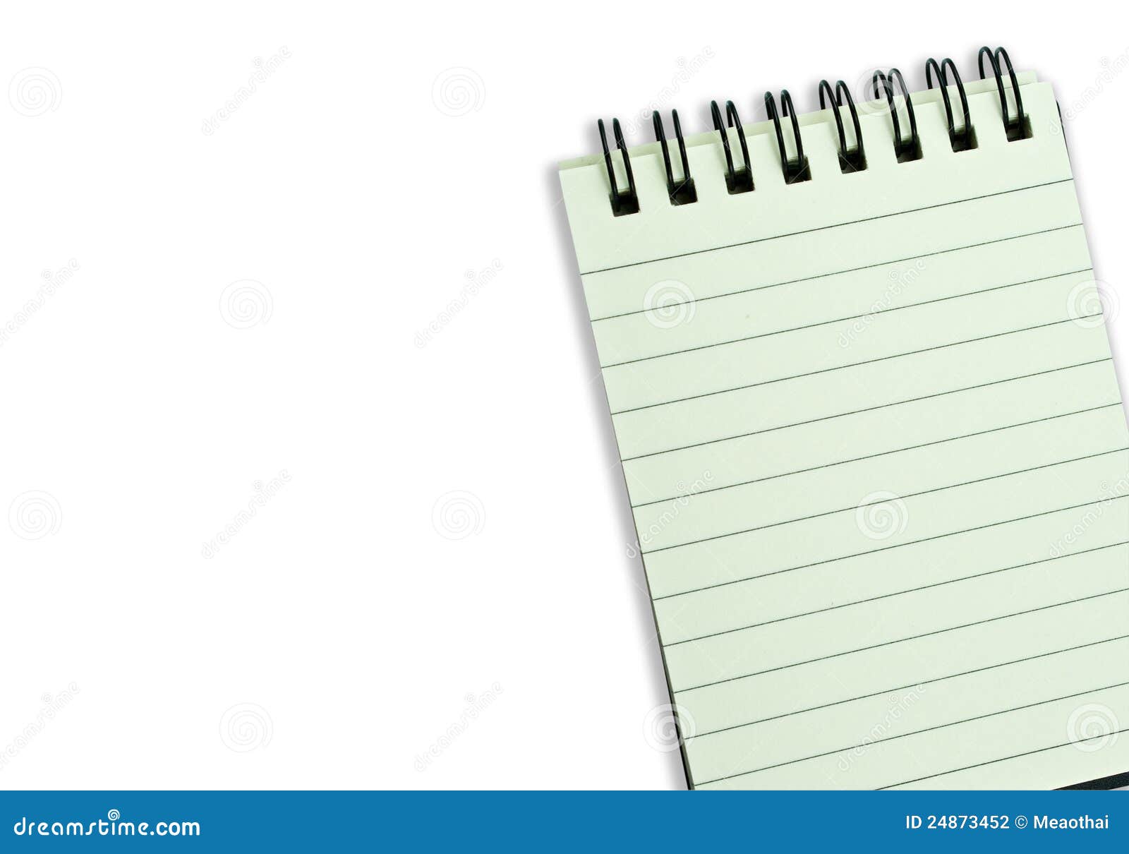 Binder Notebook with Lined Paper Stock Photo Image of office, clean