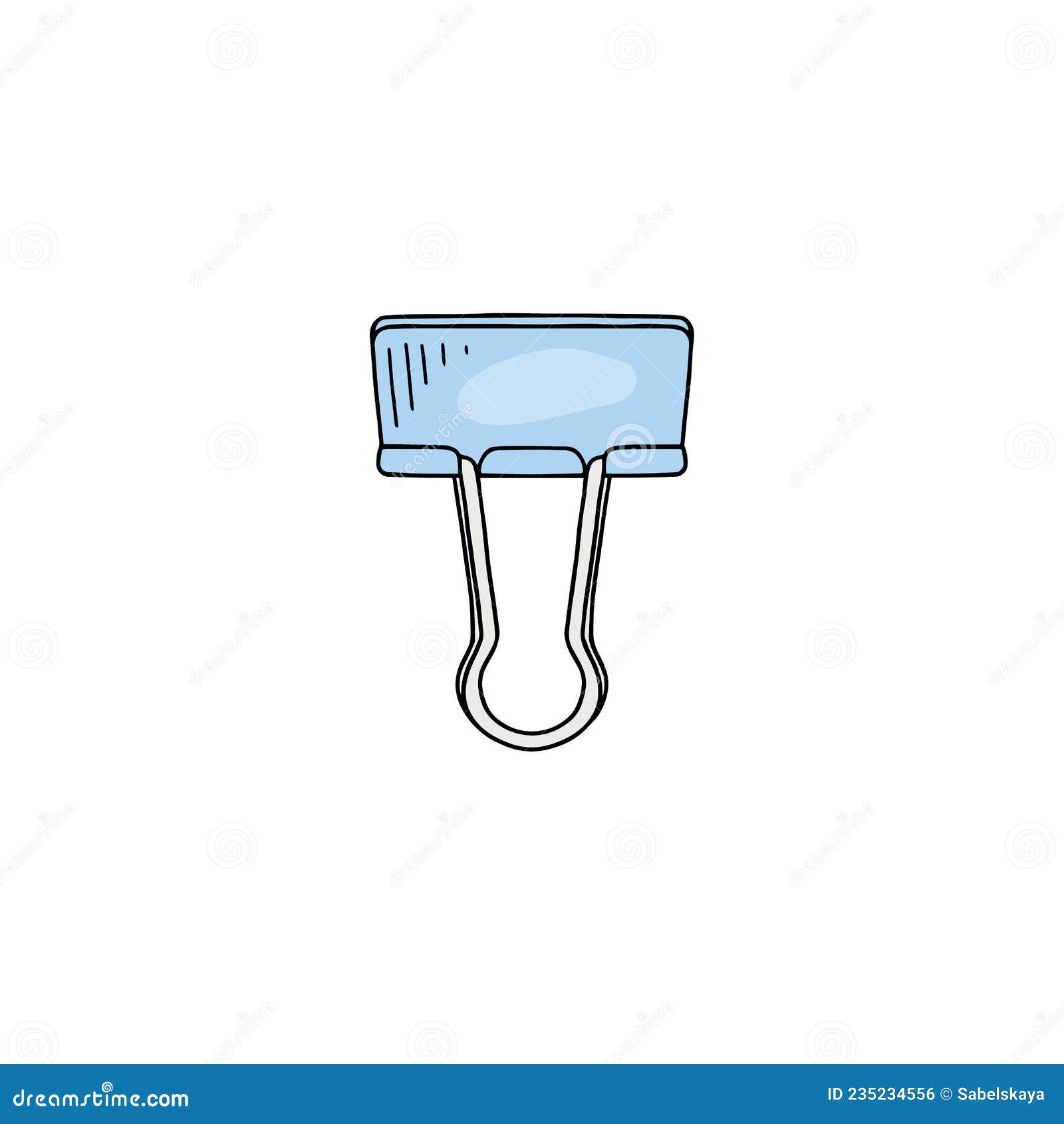 Clasp binder outlet