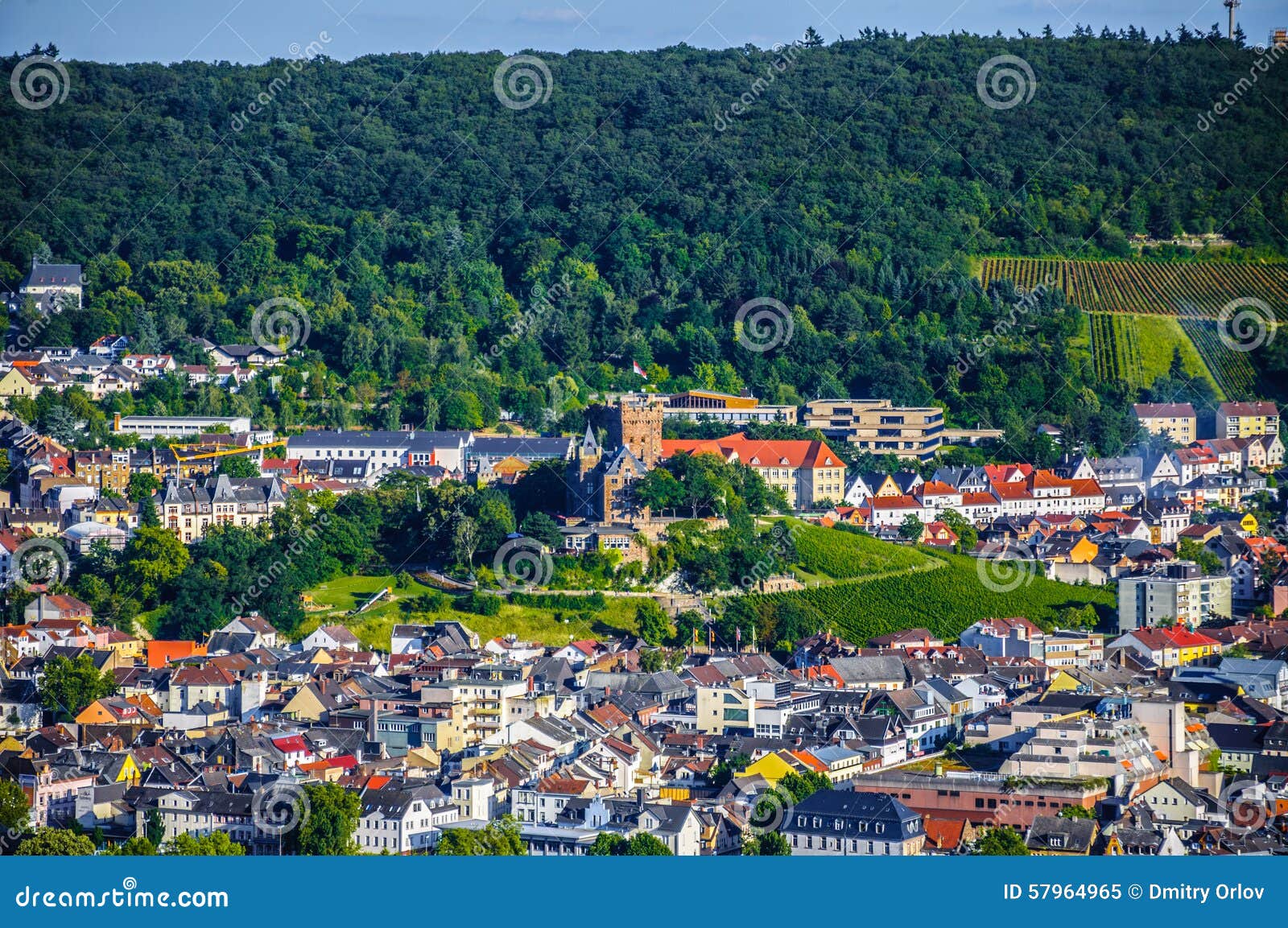 Bingen am Rhein City in Rheinland-Pfalz, Germany Stock Image - Image of ...