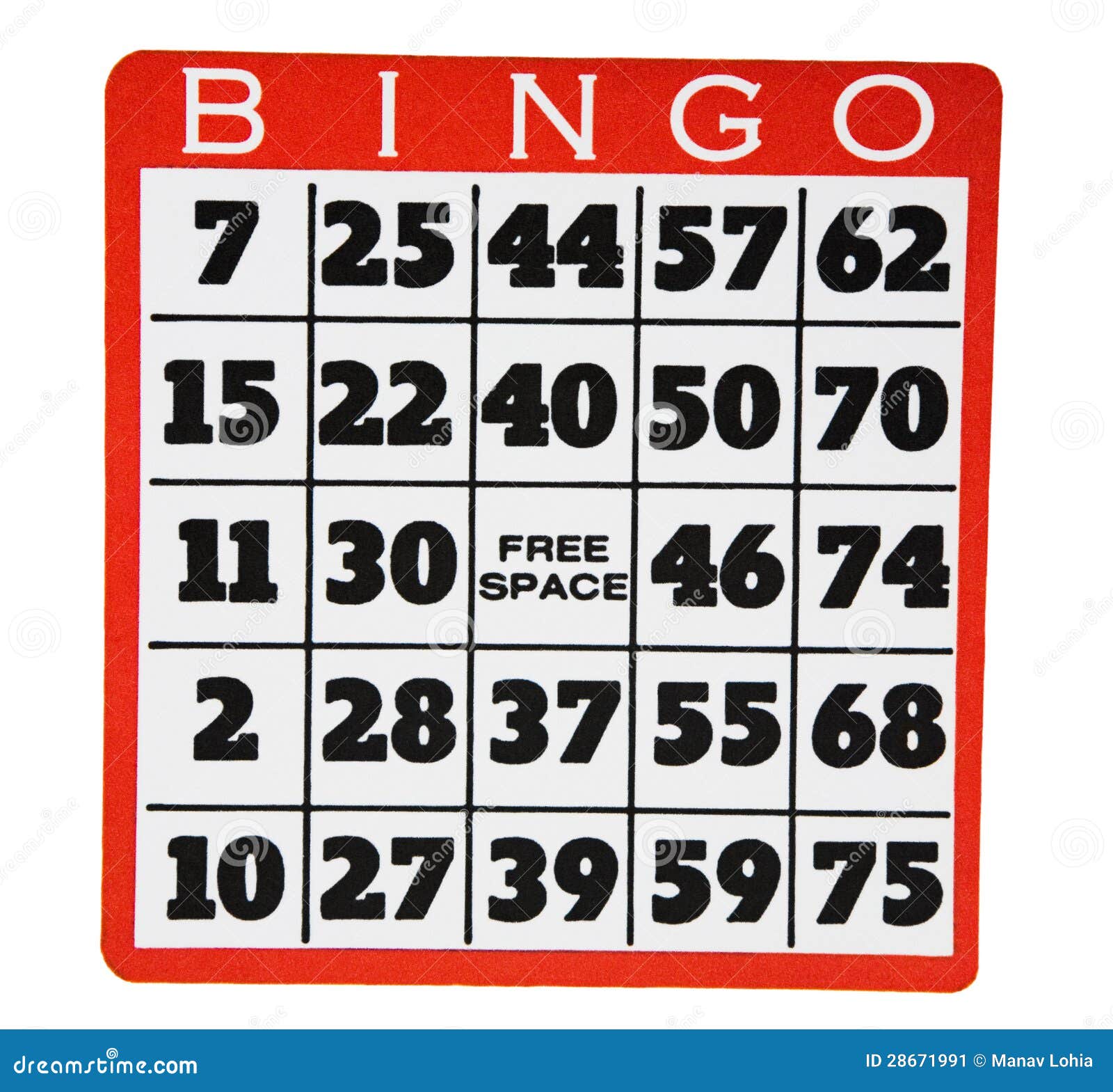 Bingo stock image. Image of chance, ideas, ticket, oldfashioned 28671991