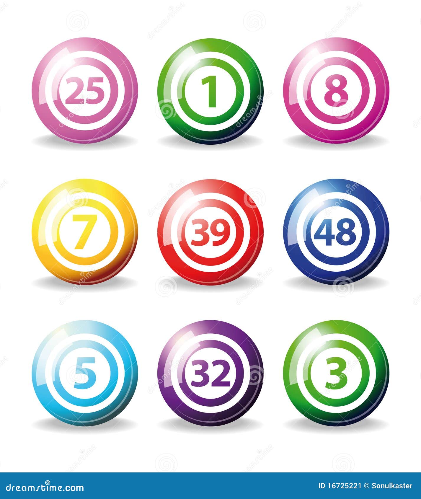 Bingo Balls Stock Image Image 16725221