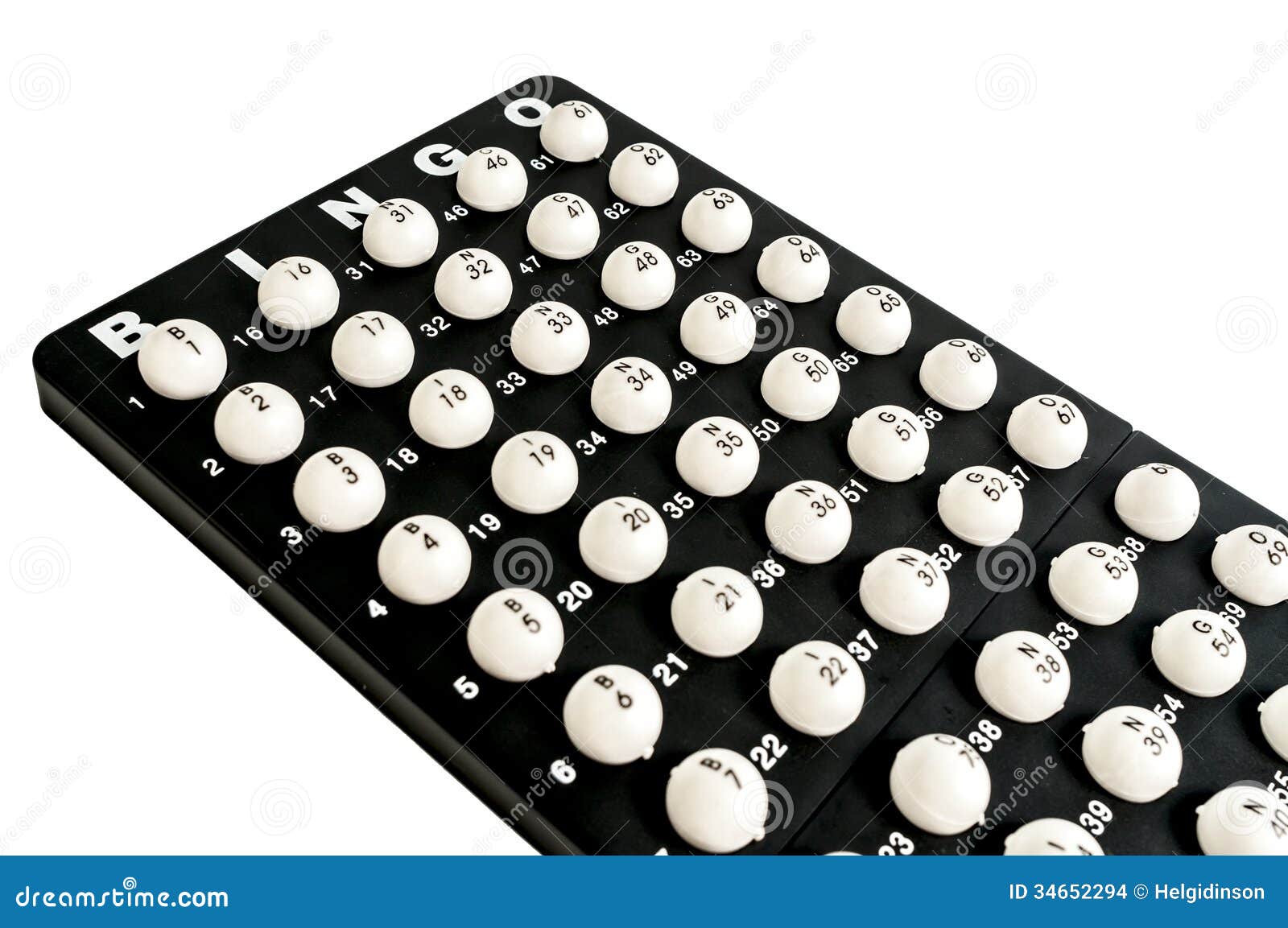 Bingo Number Tray with Balls Stock Photo Image of cage, motion 34652294