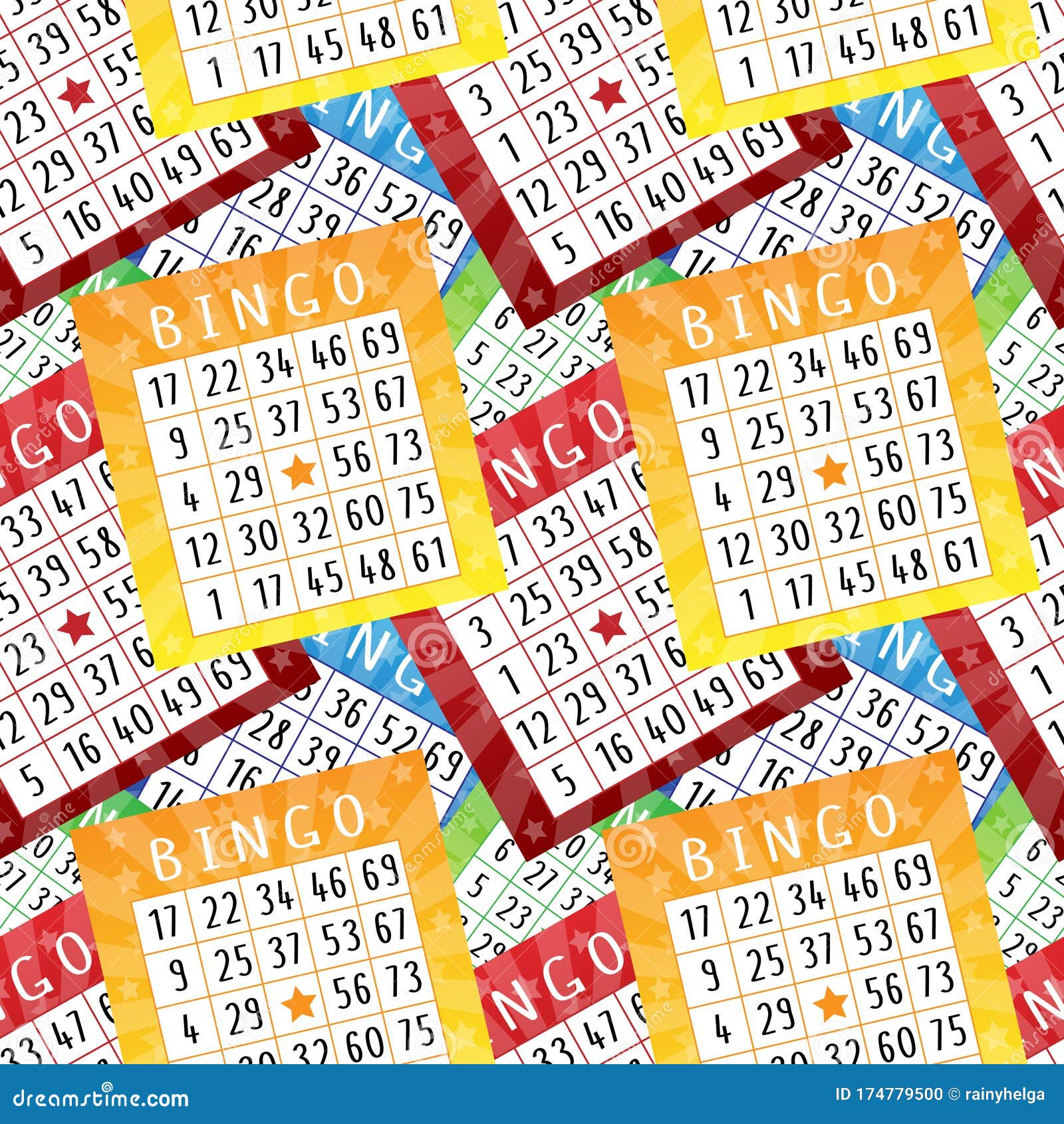 Bingo pattern Bingo pattern