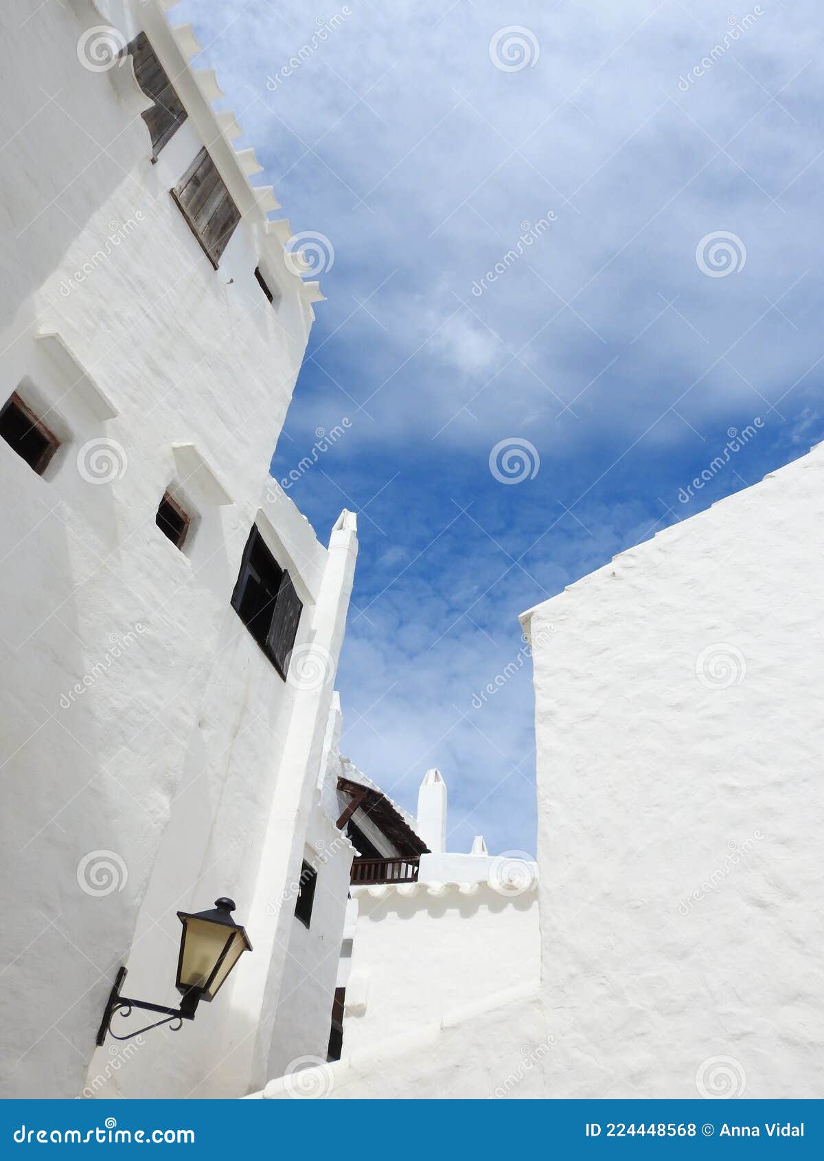 arquitectura pictoresca .binibeca vell. menorca. islas baleares.