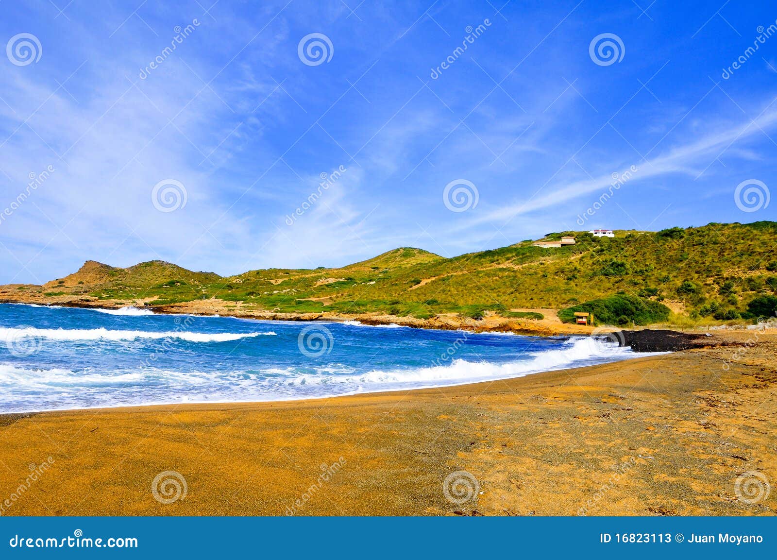 binimela beach in menorca balearic islands, spain