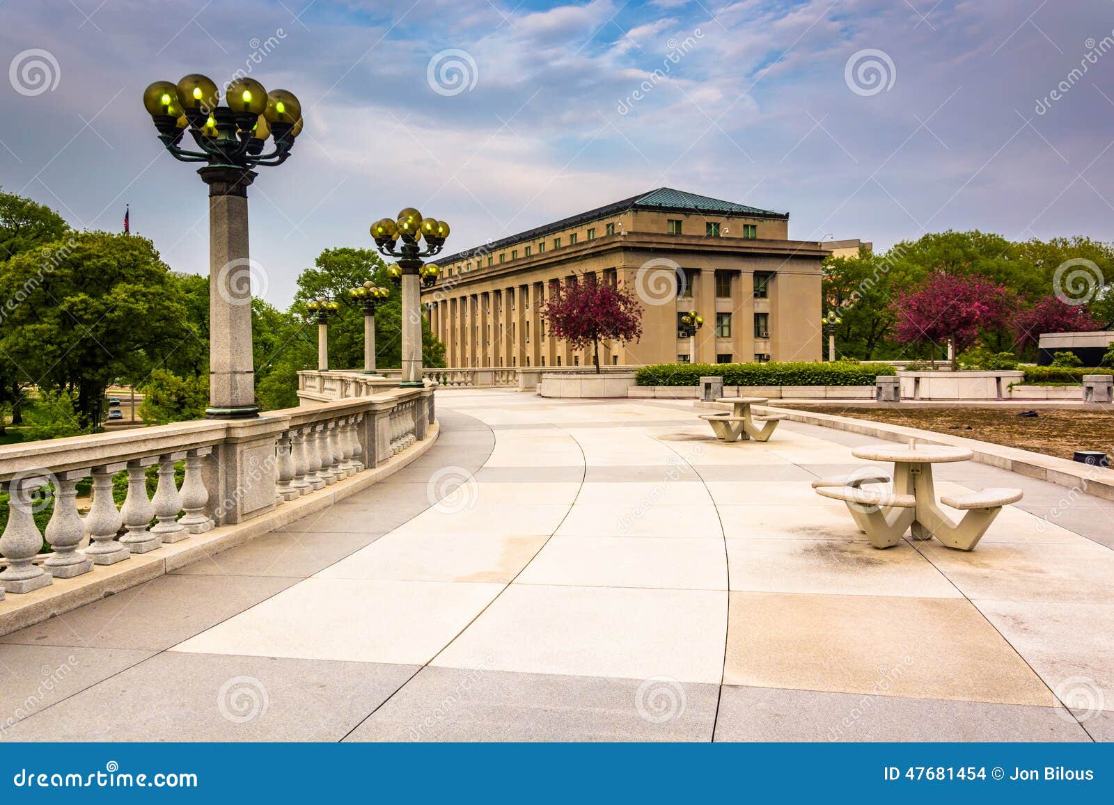Binnenplaats En Gebouwen in Het Complexe Capitool, Harrisburg Stock