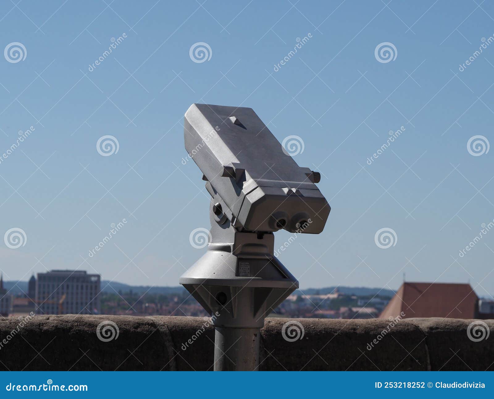 Binocular at Viewing Platform Stock Photo Image of binocular