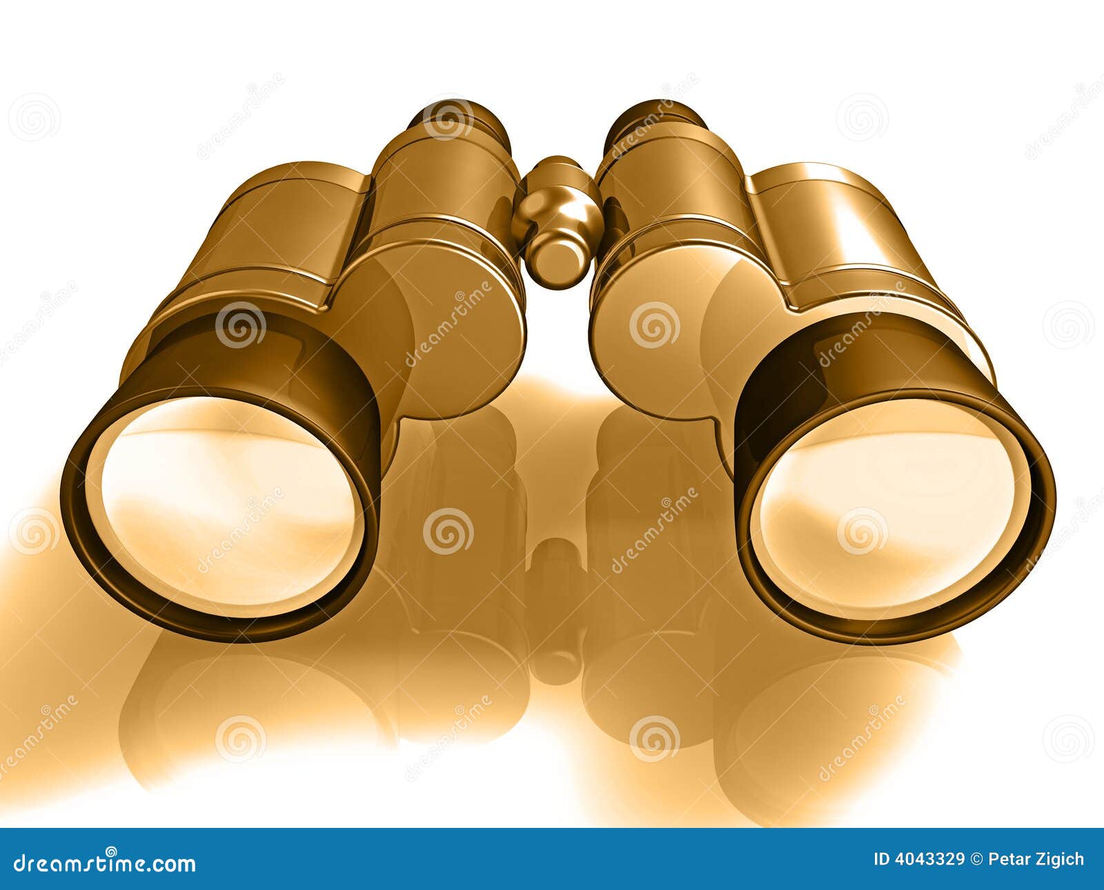 Binoculars stock illustration. Illustration of eyepieces 4043329