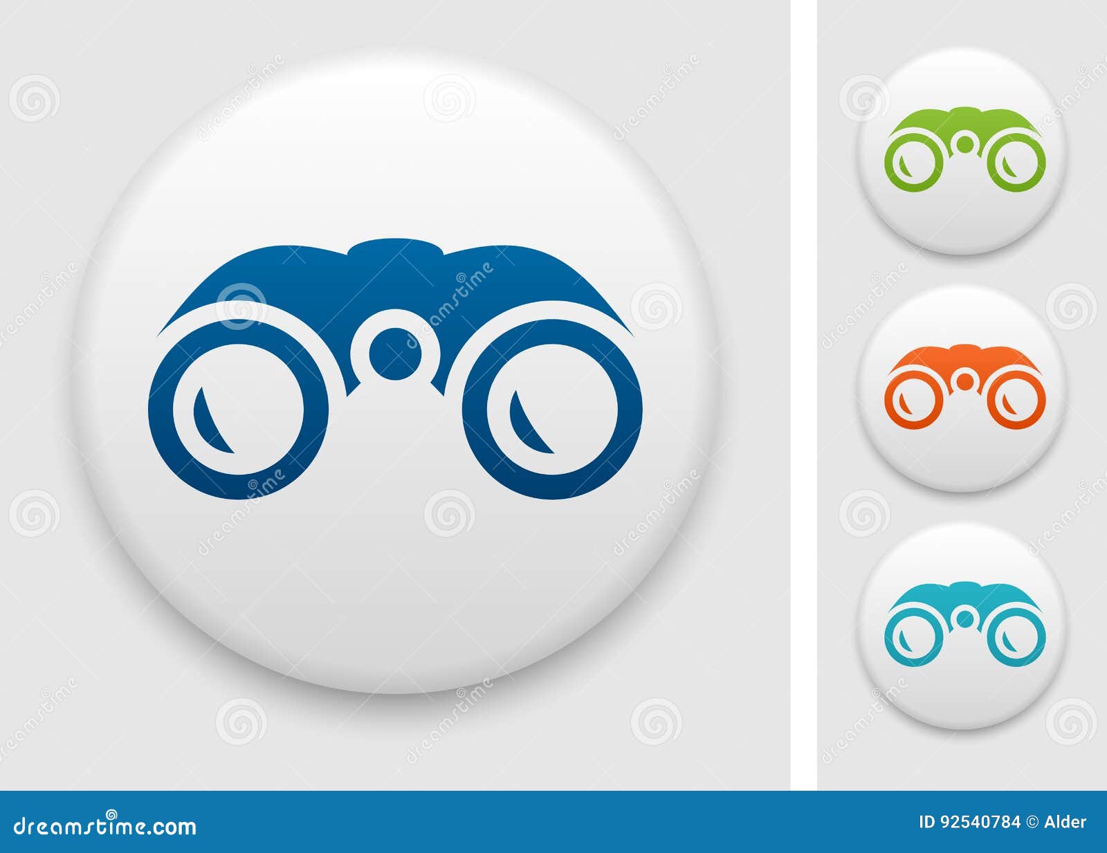 Binoculars icon stock vector. Illustration of opera, silhouette 92540784