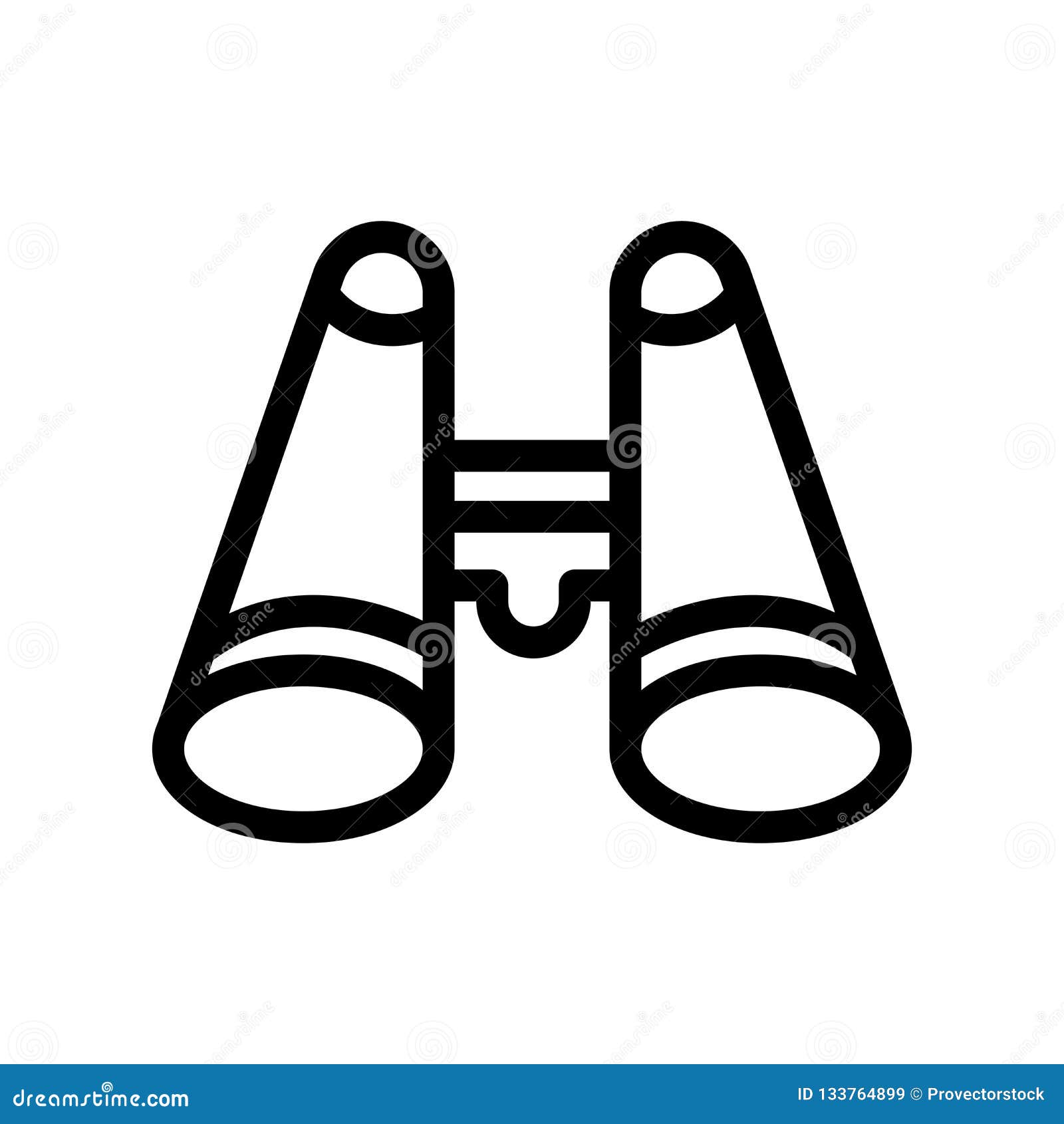 binoculars icon  sign and   on white background, binoculars logo concept