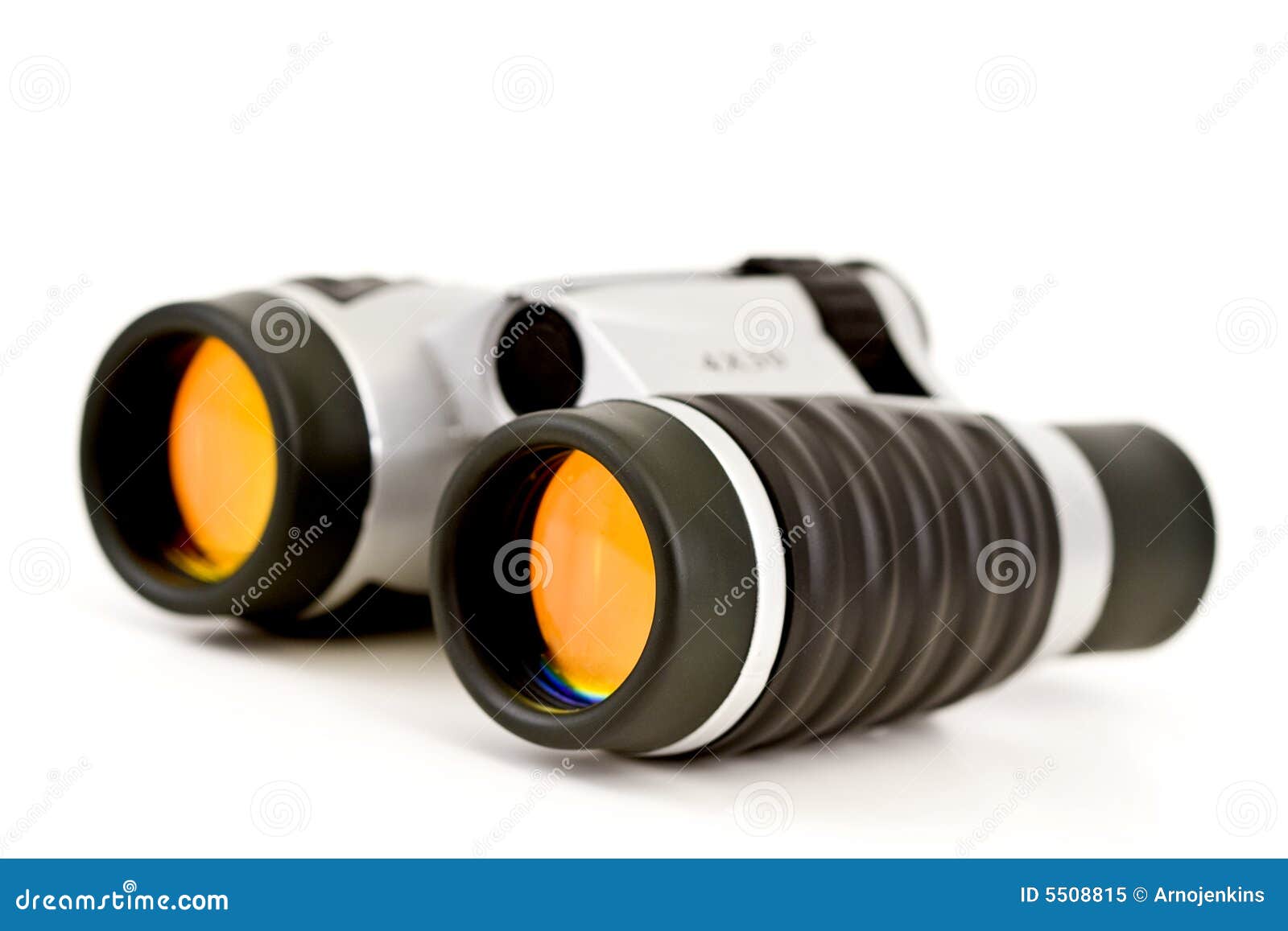 Binoculars w/Orange Lenses stock image. Image of optical 5508815