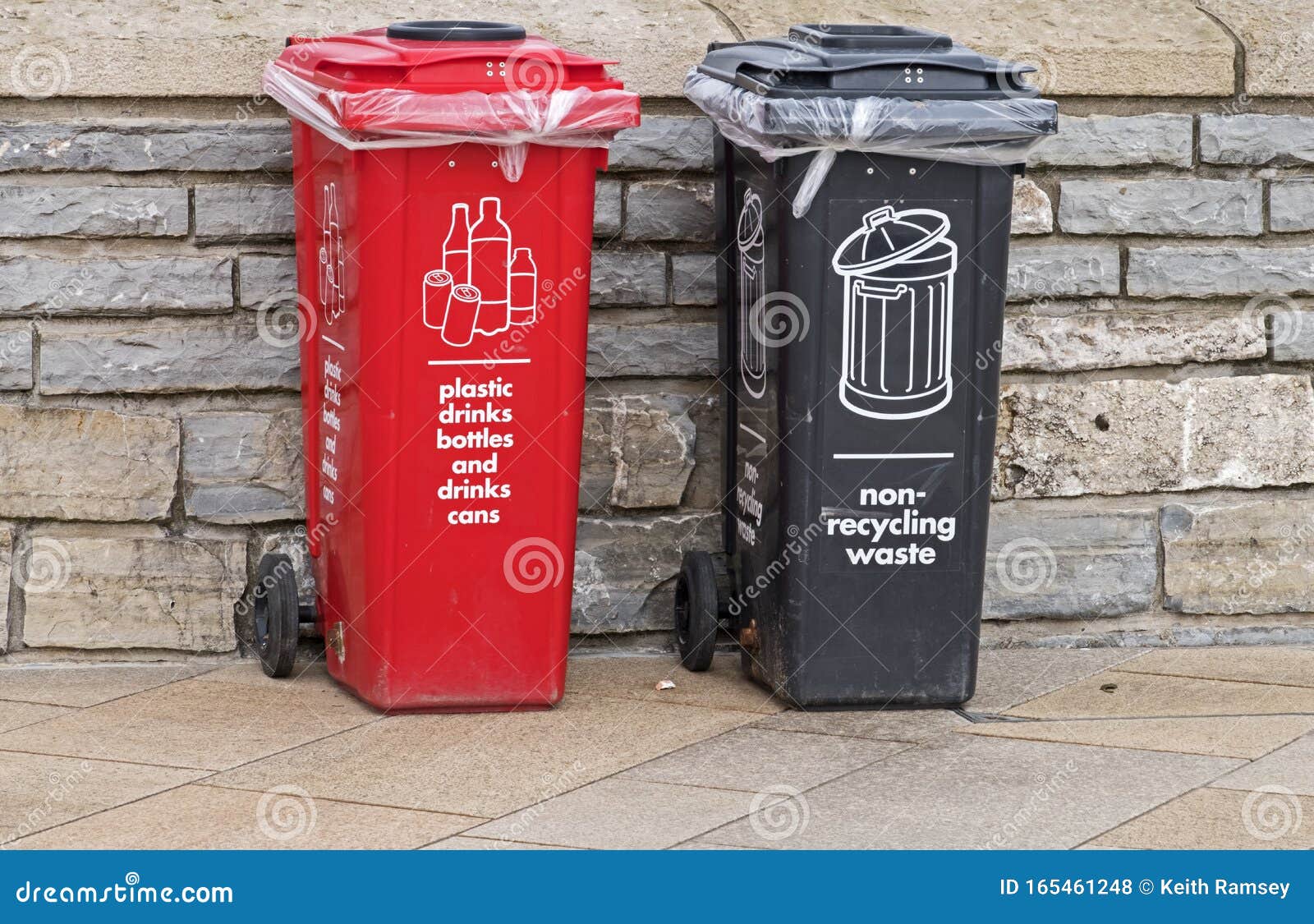 Bins editorial stock photo. Image of recyclable, tins 165461248