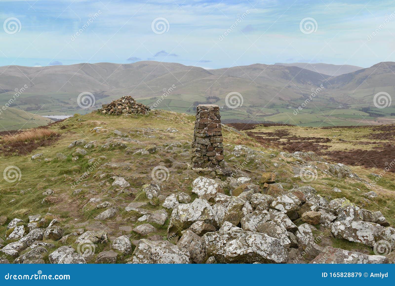 summit of binsey, lake district