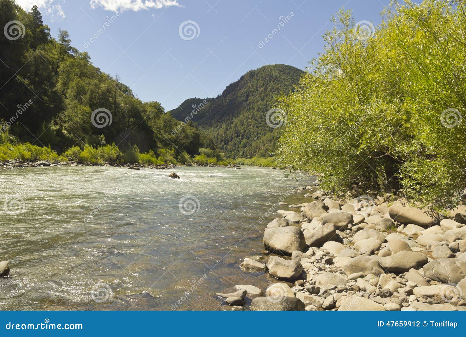 the bio bio river, chile