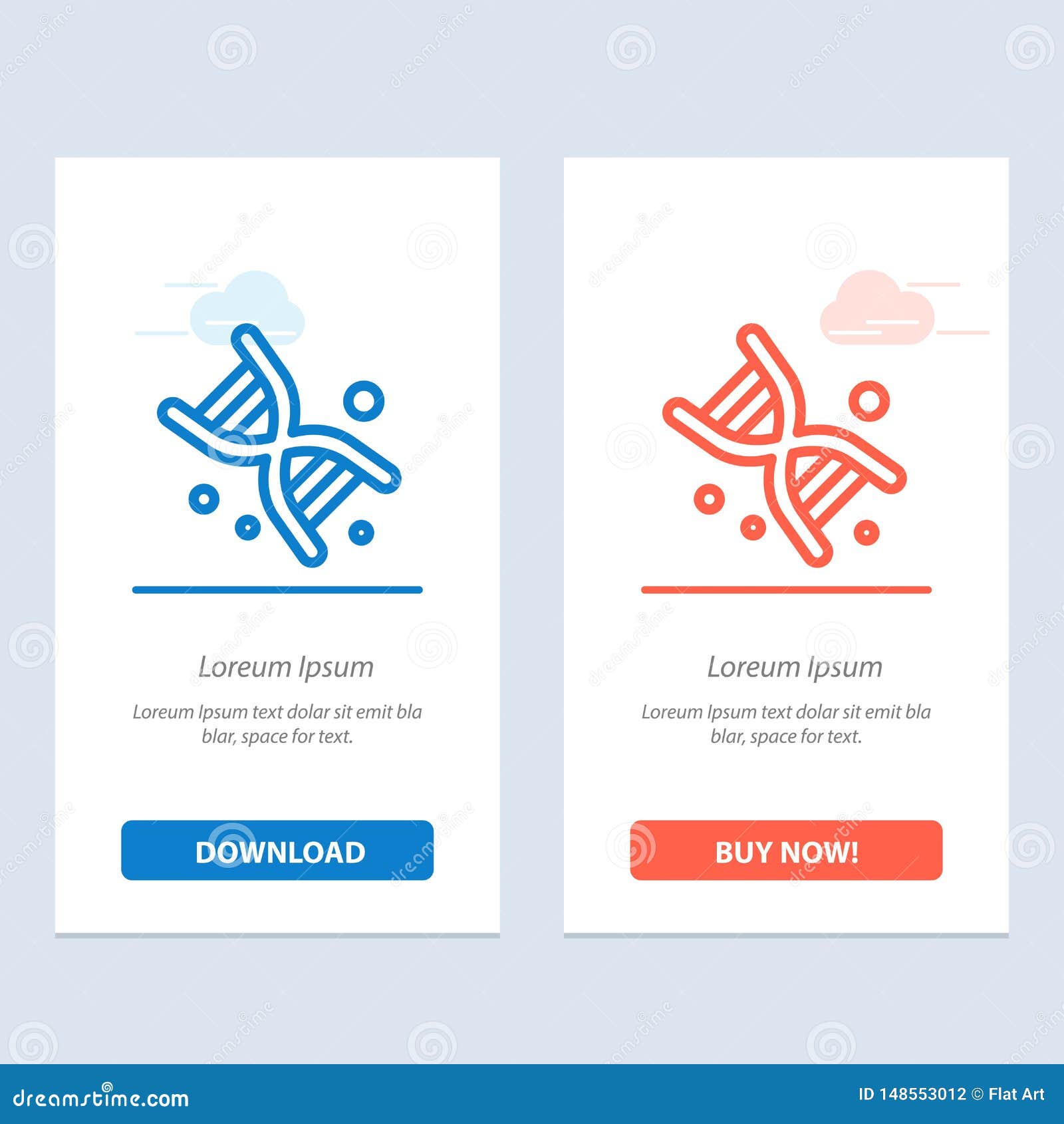 Bio, Dna, Genetics, Technology Blue And Red Download And Buy Now For Bio Card Template