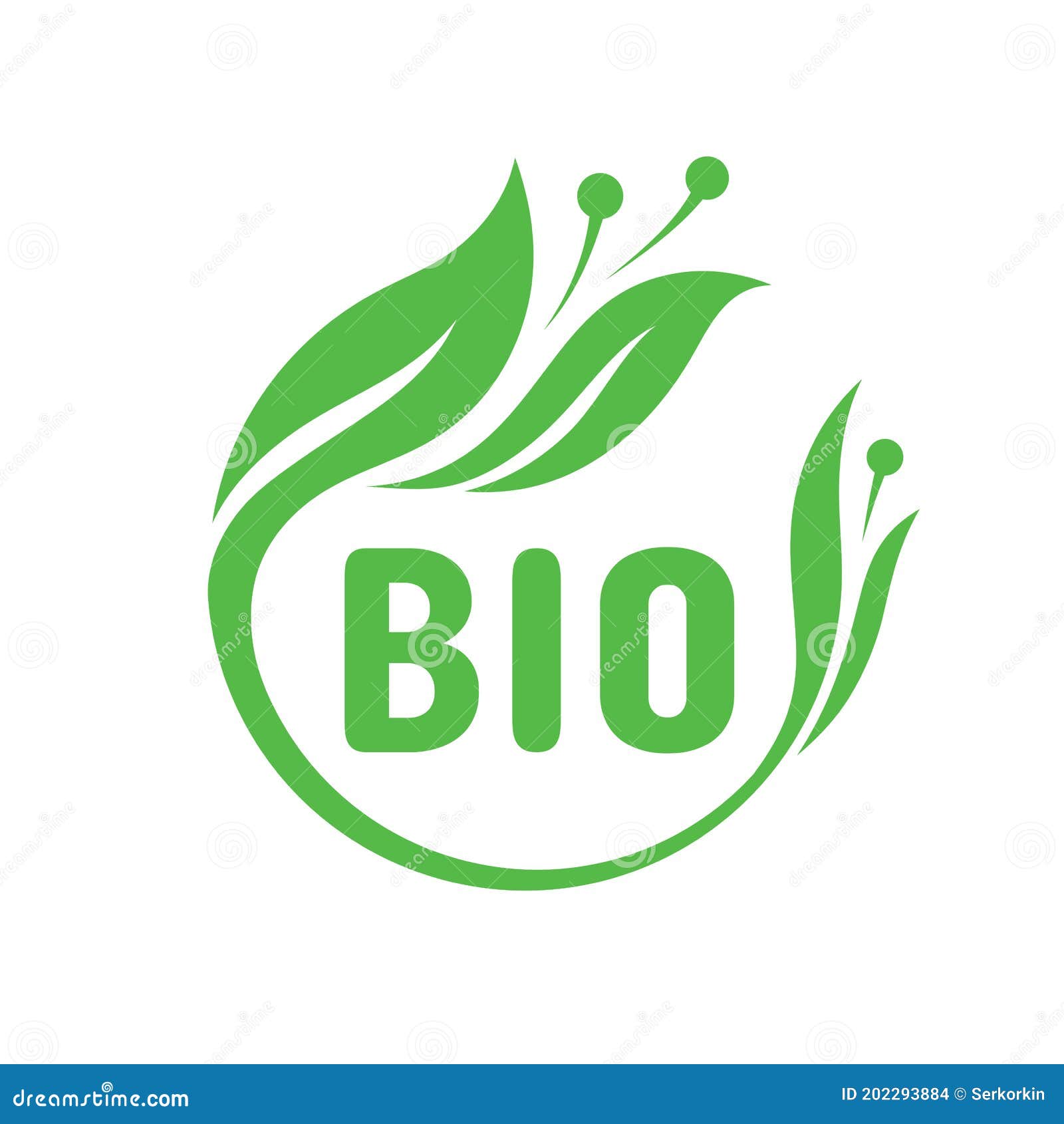 Bio Nature Concept Logo Design. Eco Product Creative Badge Sticker. Natural  Organic Brand Template. Healthy Fresh Food Stock Vector - Illustration of  health, cosmetic: 202293884