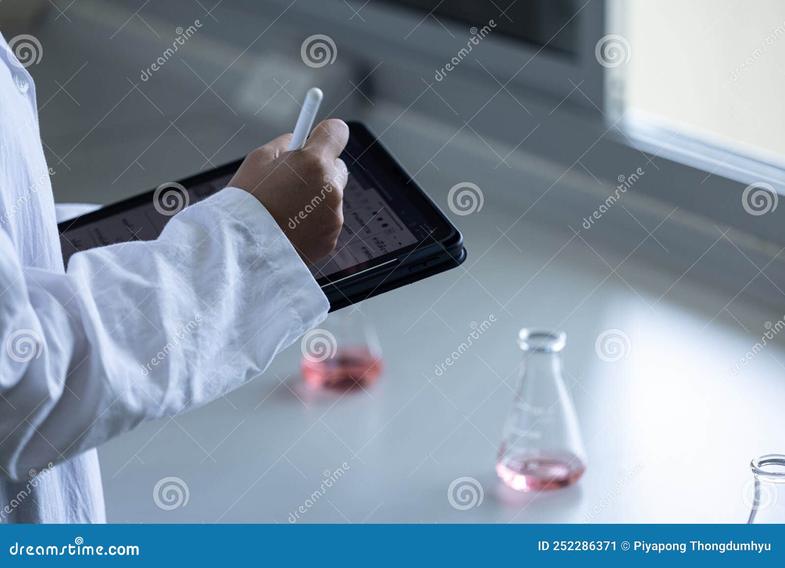 Biochemistry Study in the Laboratory. Stock Image - Image of care ...