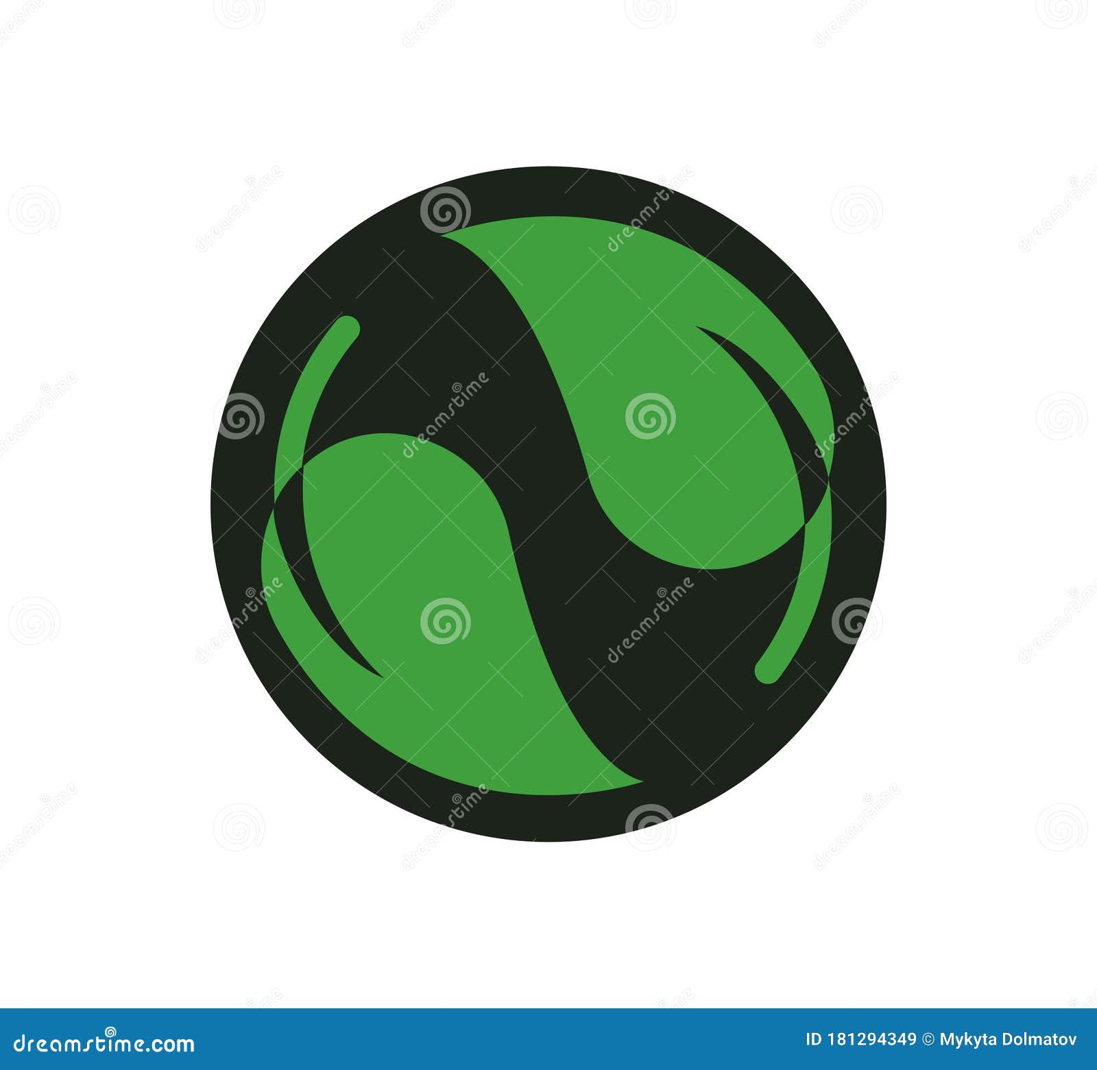 biodegradable recyclable plastic free package icon.  bio recyclable degradable label logo template