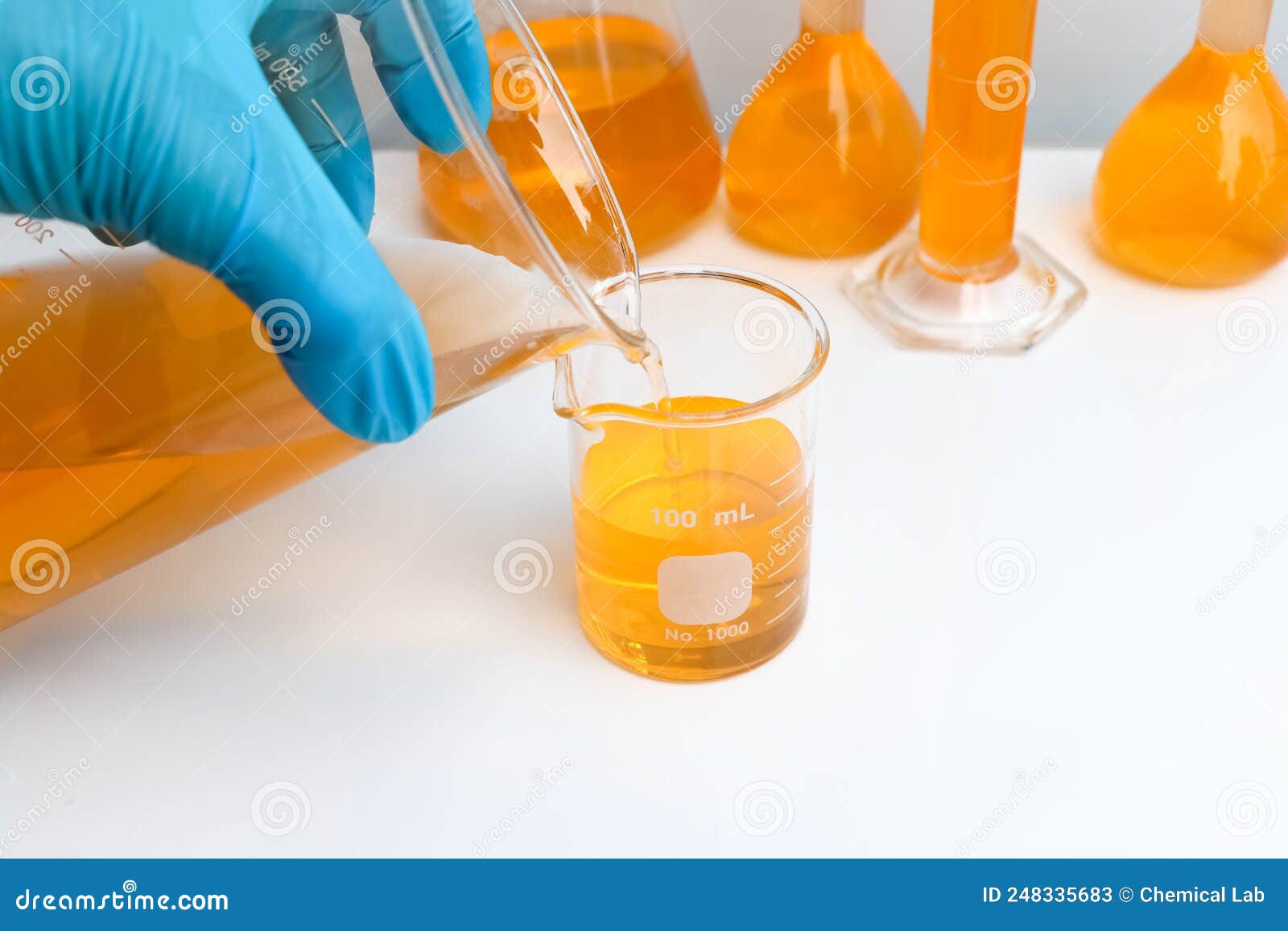 Biodiesel Experiments from Natural Raw Materials in the Laboratory Stock Image Image of