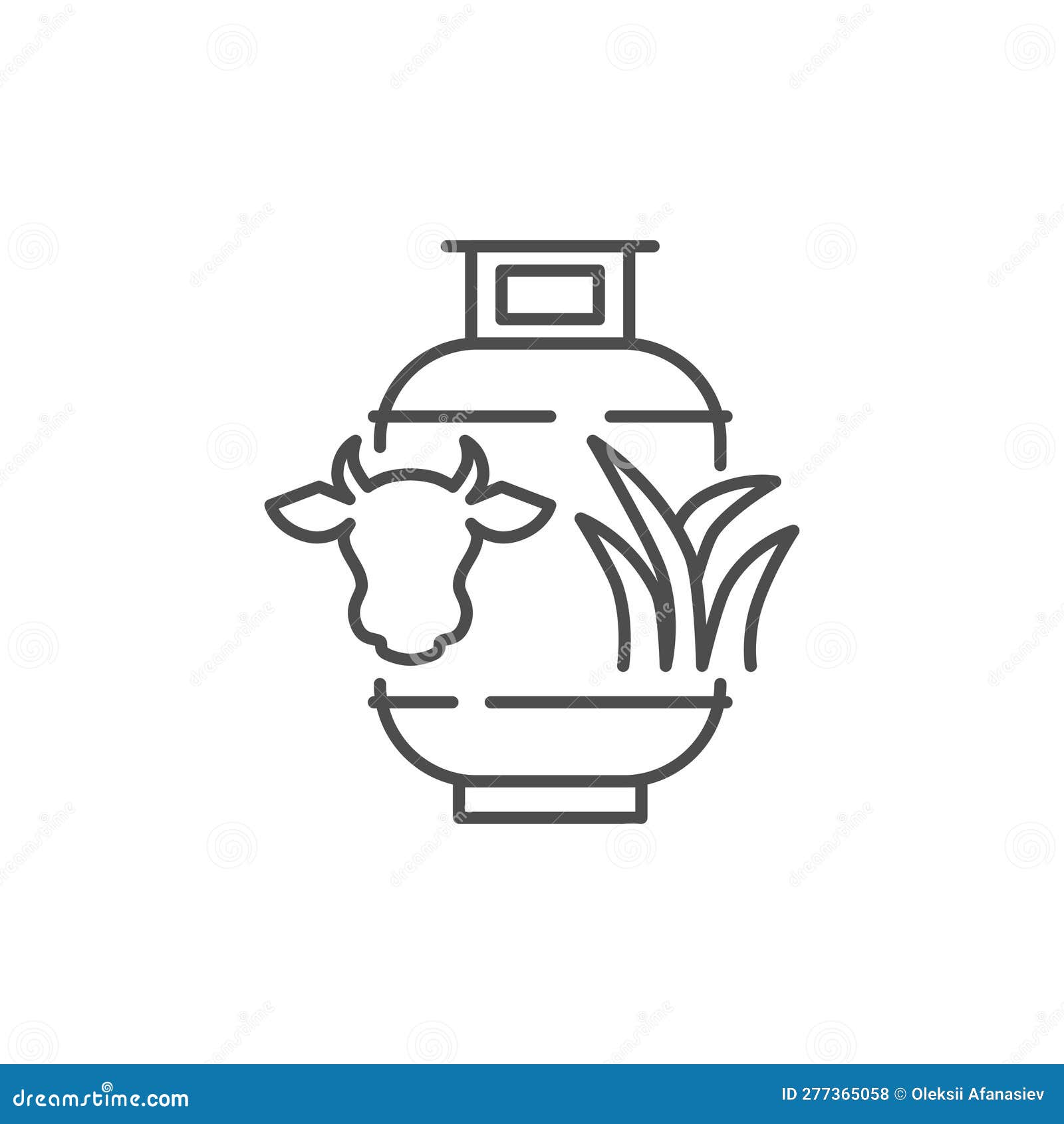 biogas related  linear icon