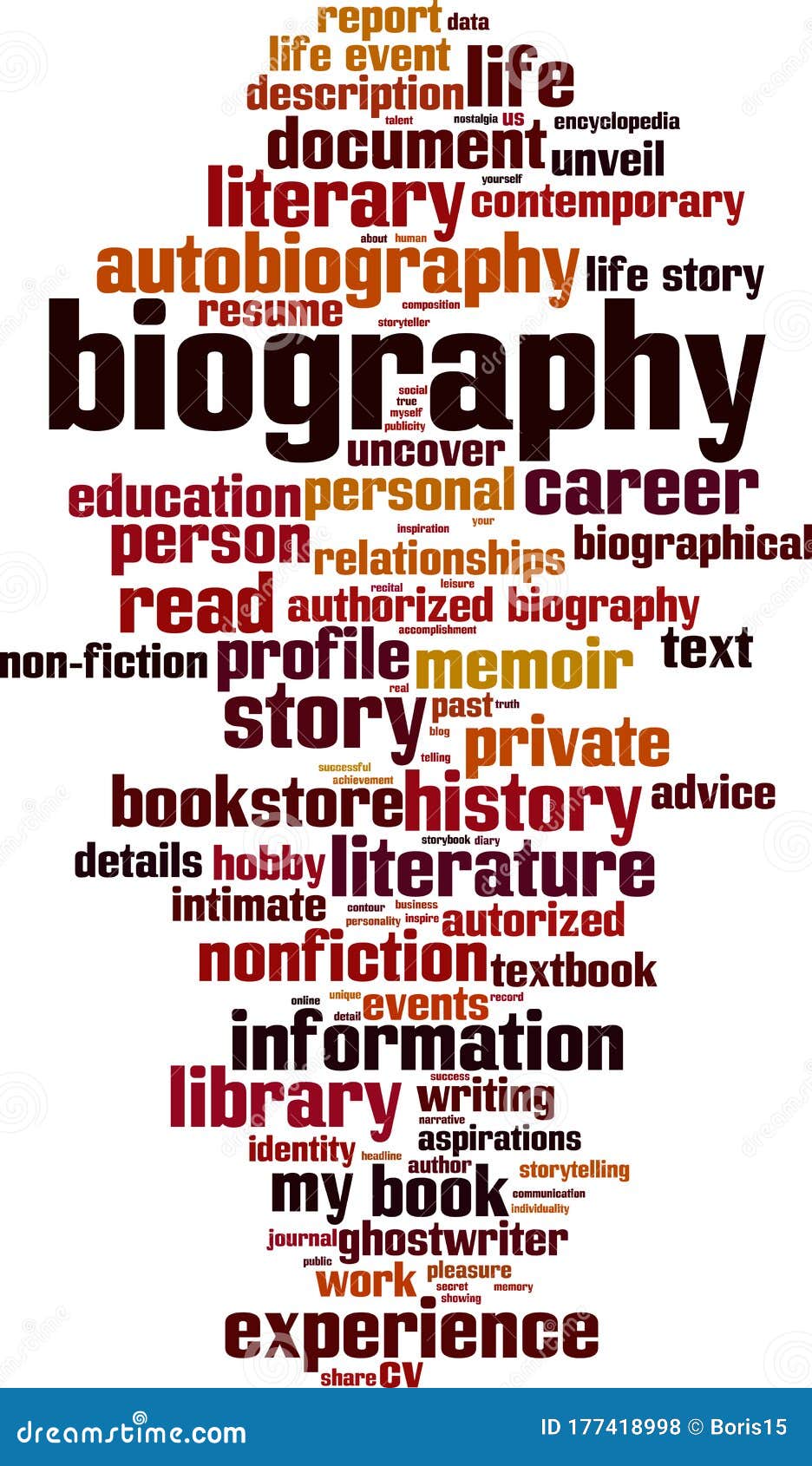 biography words related