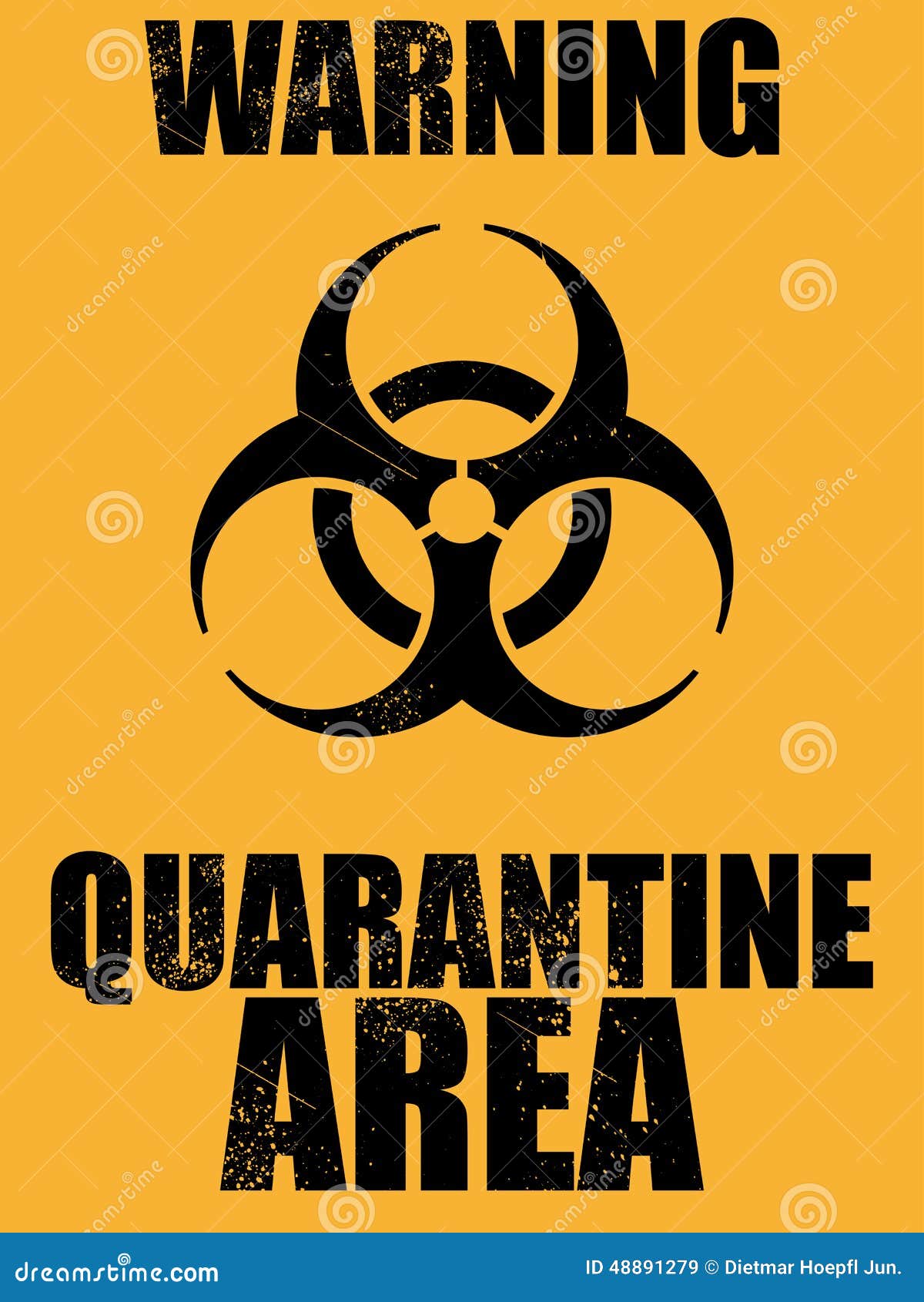 biohazard quarantine area background