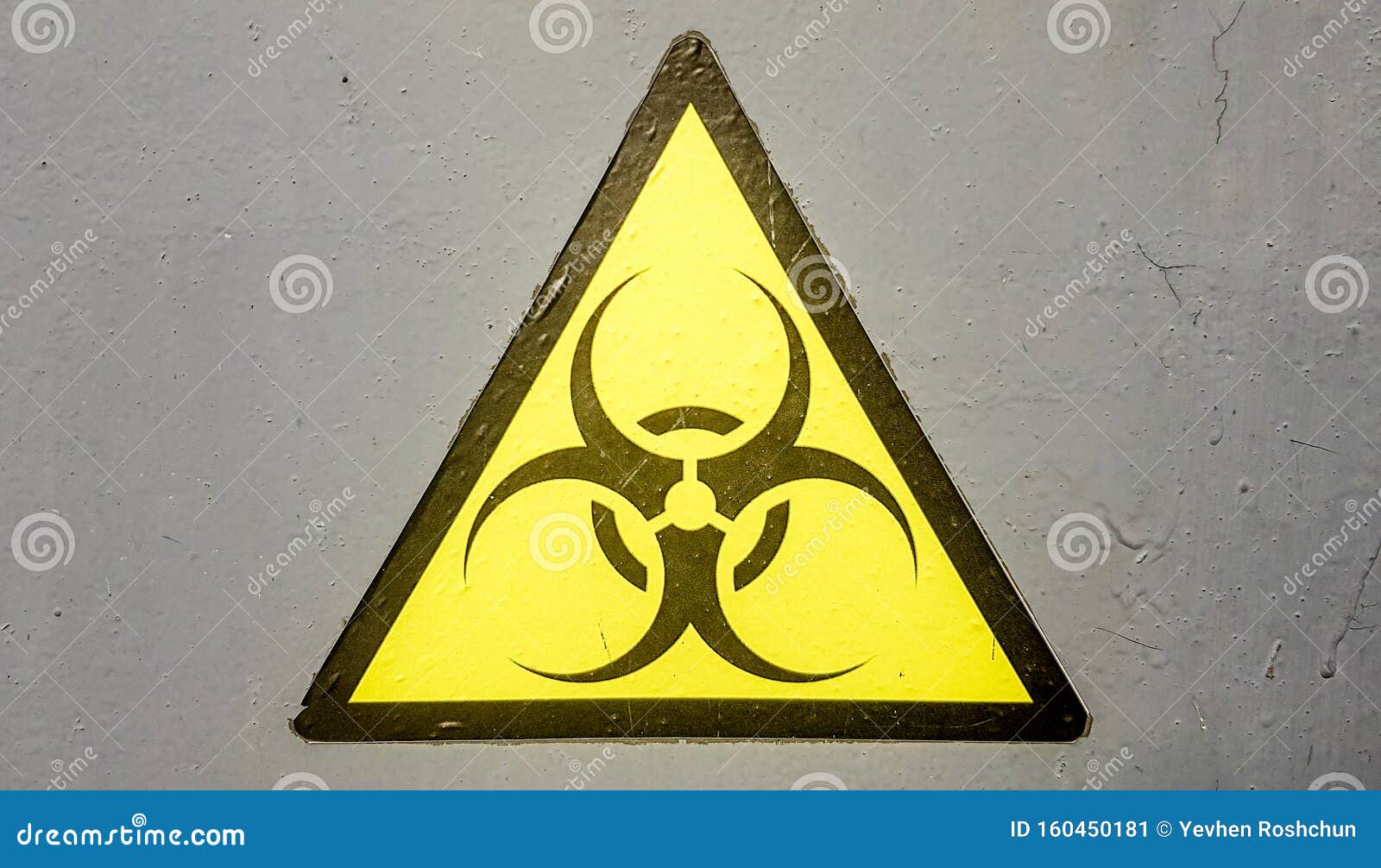 Biohazard Sign Symbol Biohazard Warning, Black Yellow Triangle Signage ...