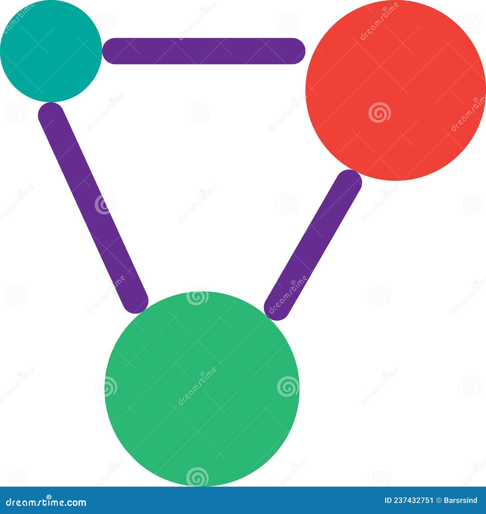 Biología Molecular O Vector De Icono Compuesto Químico Ilustración del  Vector - Ilustración de compuesto, social: 237432751