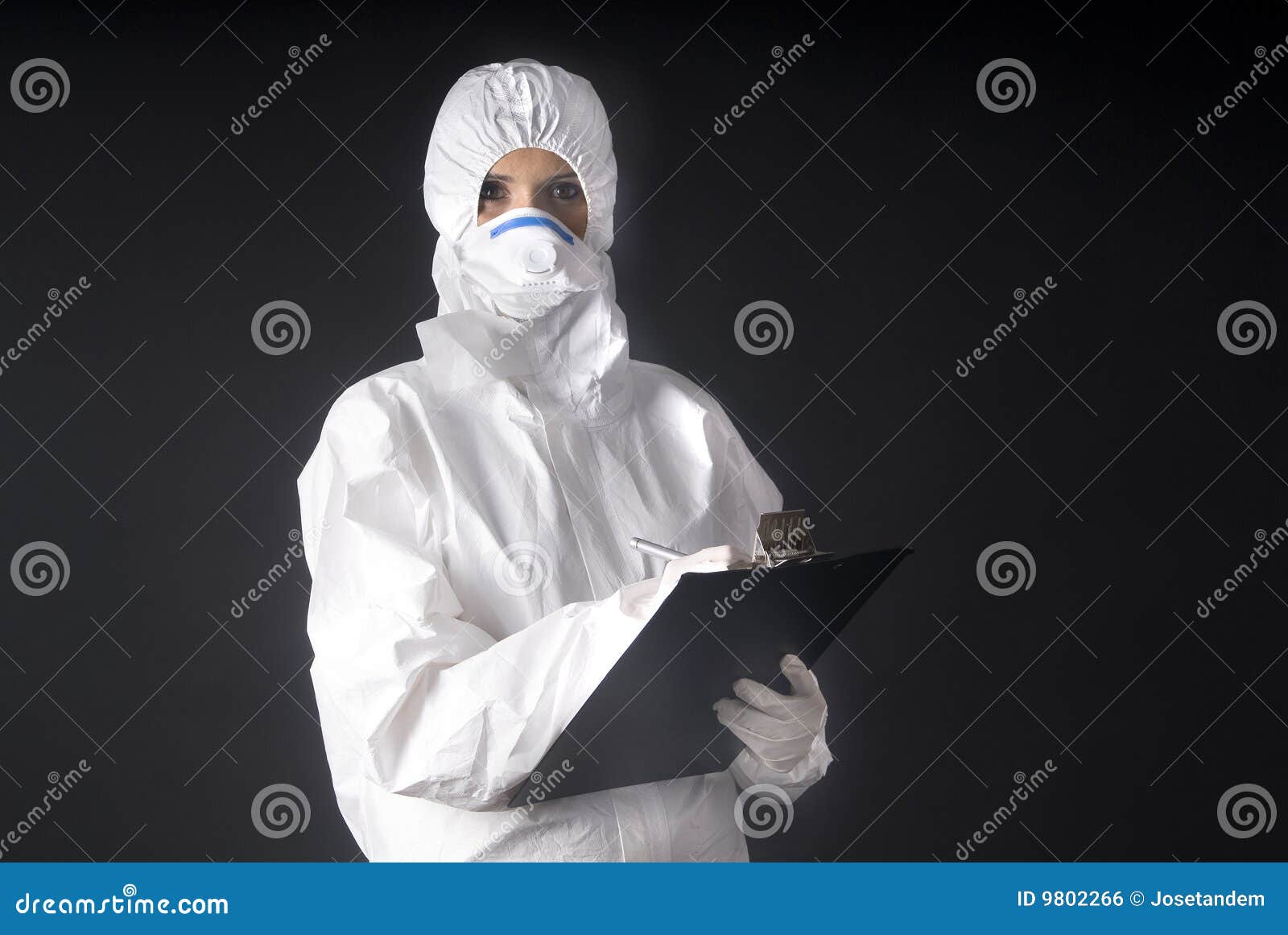 Biologic Dress Protection with a or Swine Flu Stock Photo - Image of ...