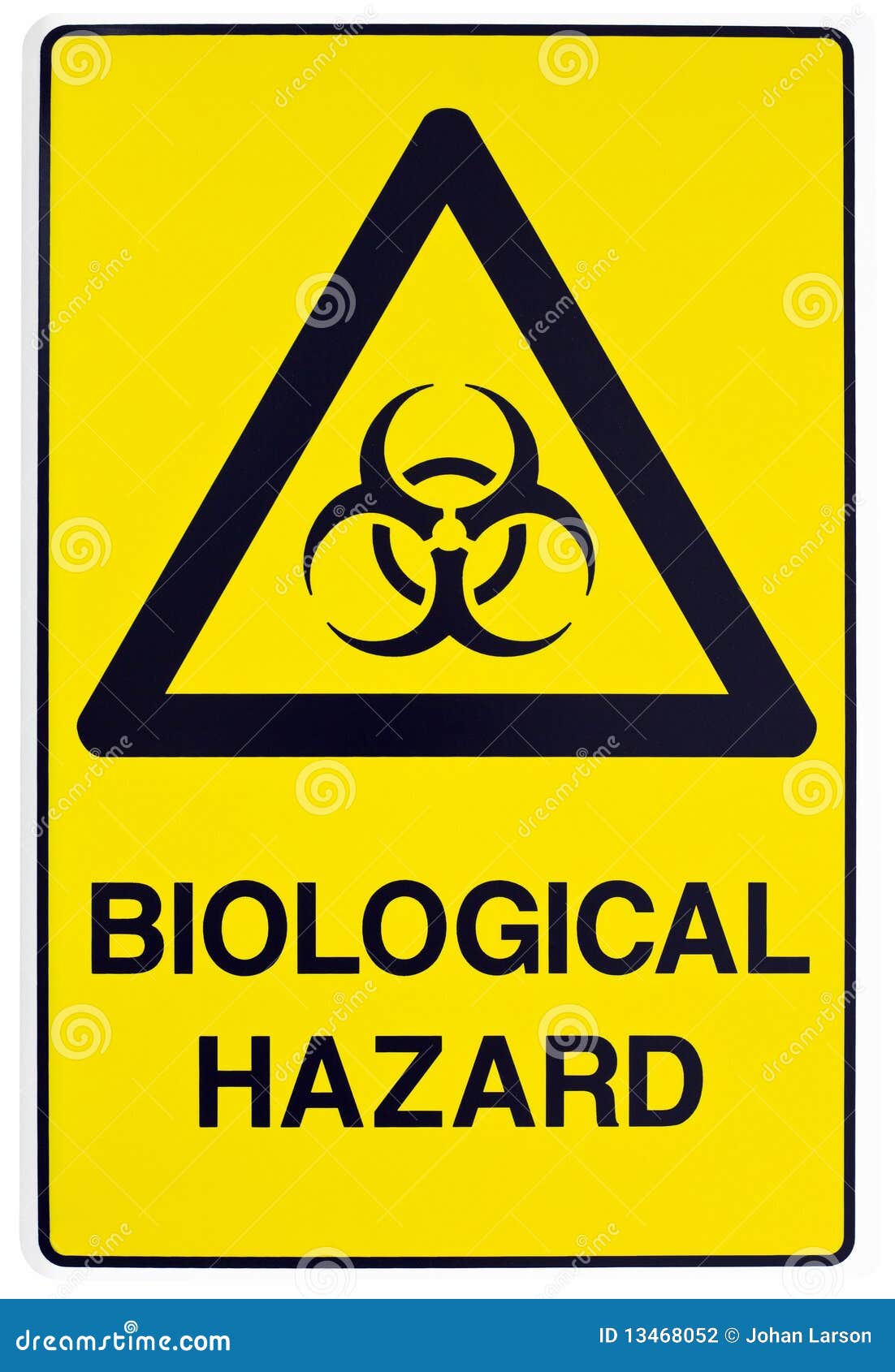 biological hazard warning sign