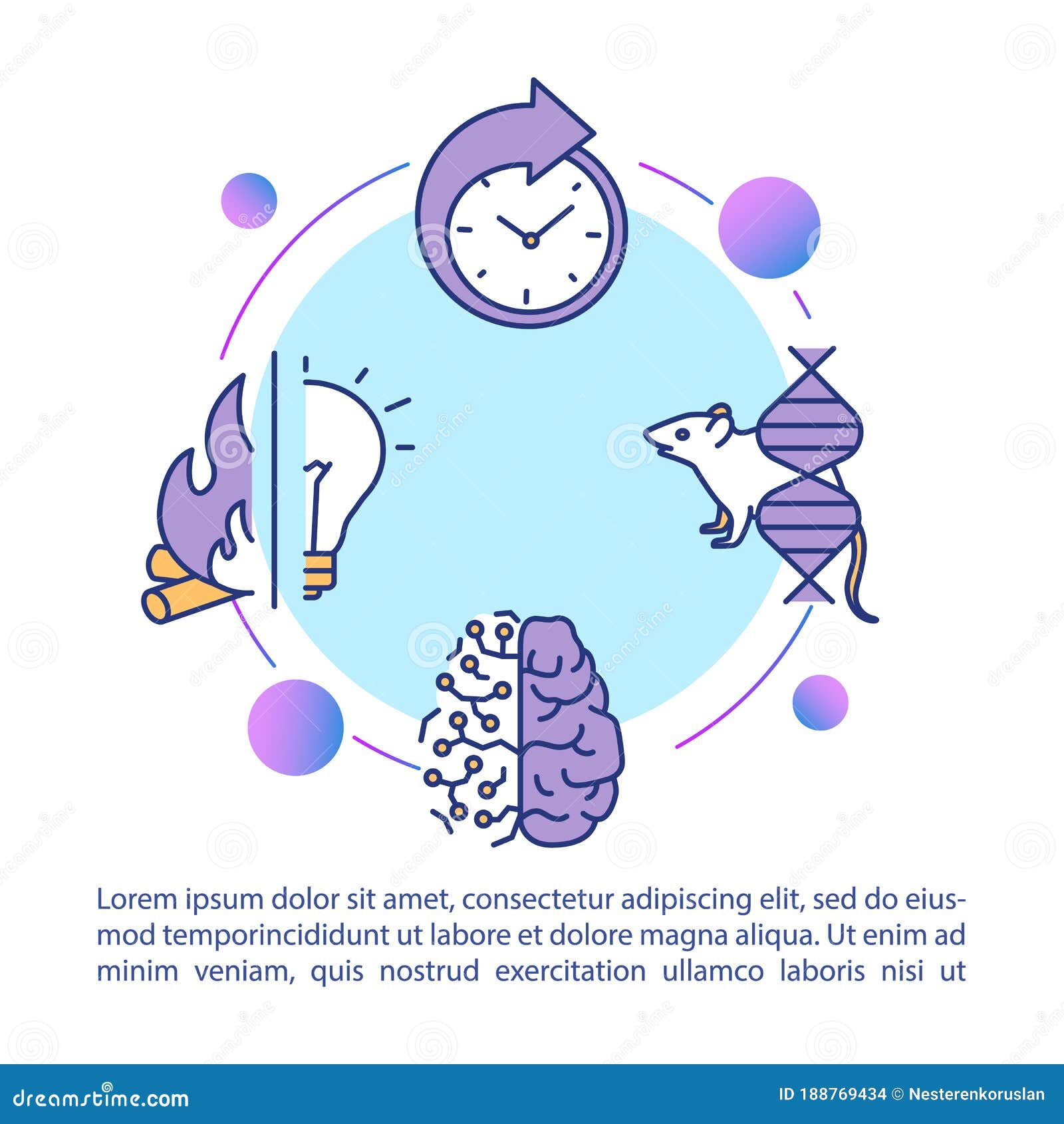 Biological Process Regulation Concept Icon with Text. Evolution and  Organism Adaptation Stock Vector - Illustration of copy, isolated: 188769434