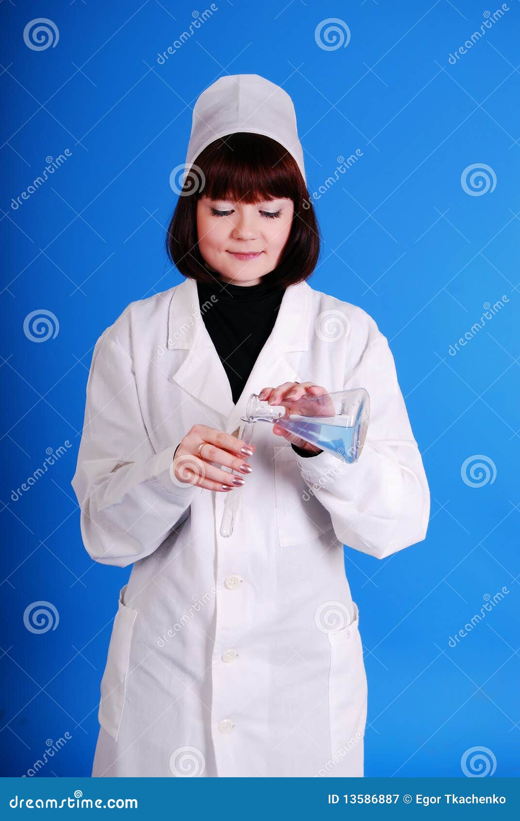 Biological Test of the Water. Stock Image Image of chemical, research