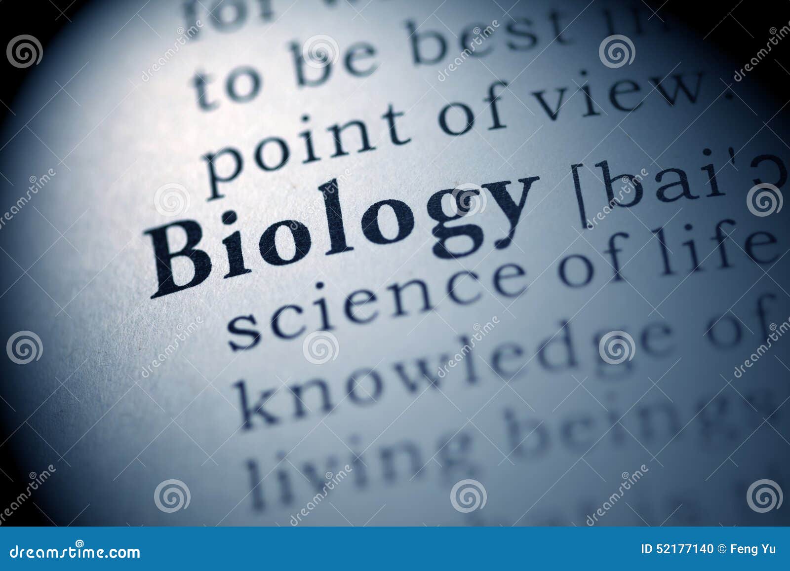 Biology stock photo. Image of blue, macro, book, close ...