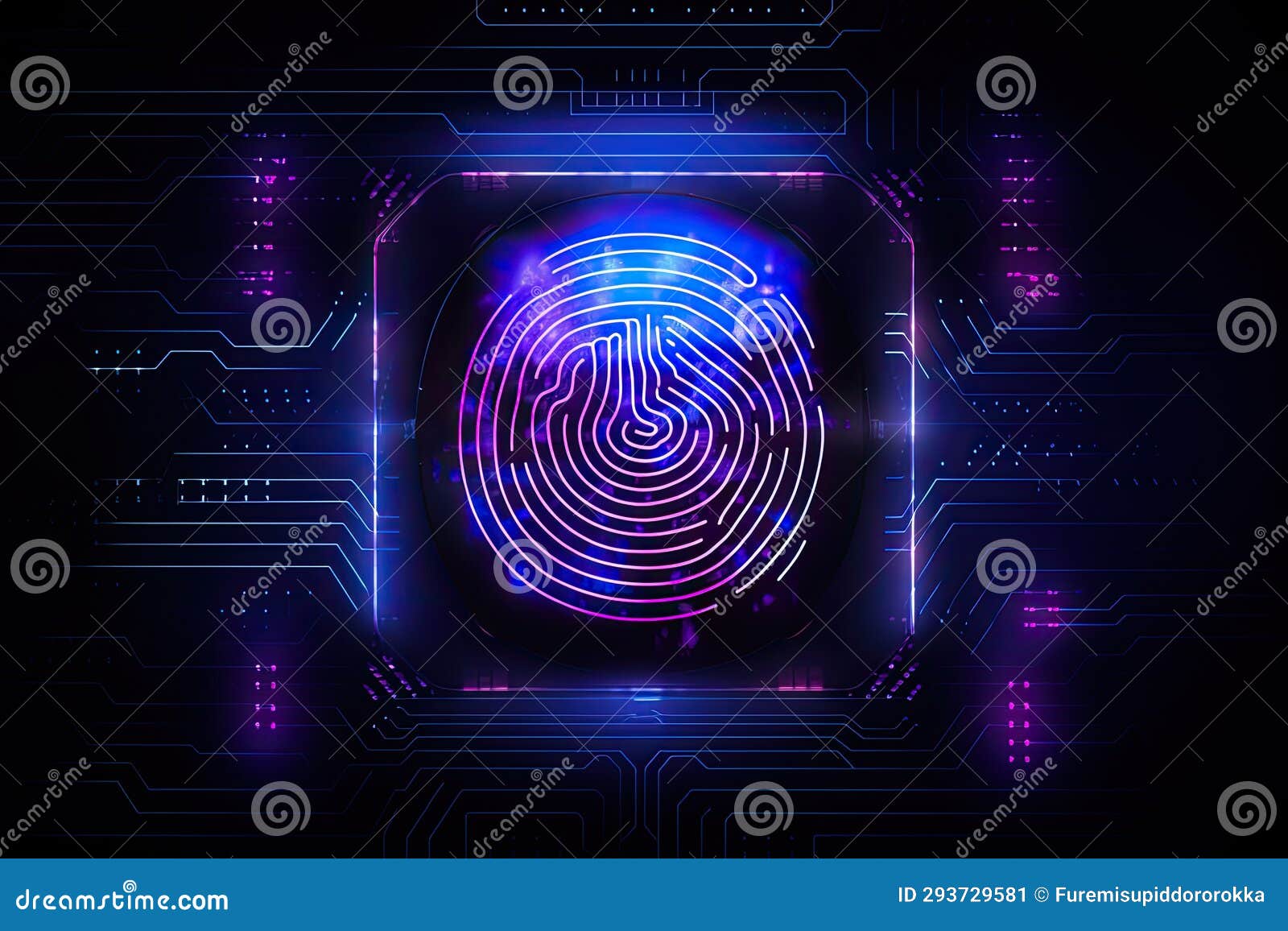 Biometric Identification Fingerprint Scanning the System of Fingerprint ... Circuit Diagram