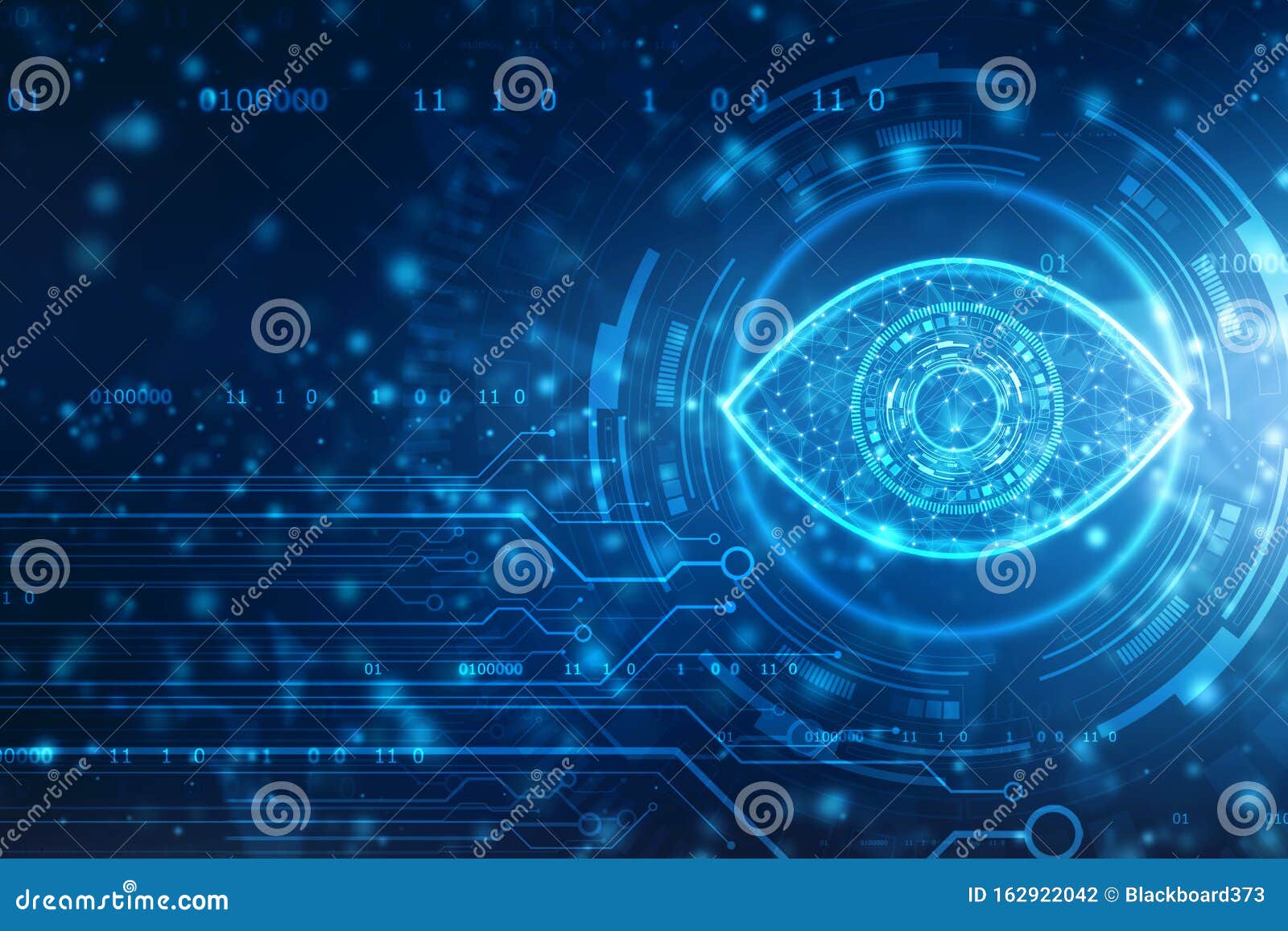 digital eye, security concept, cyber security concept, technology concept background