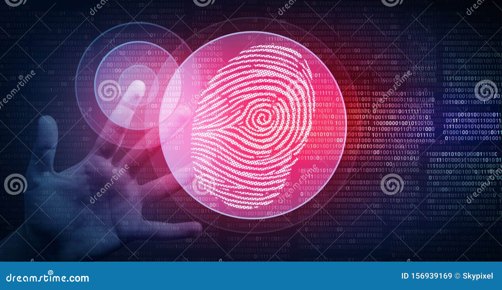 biometric security concept