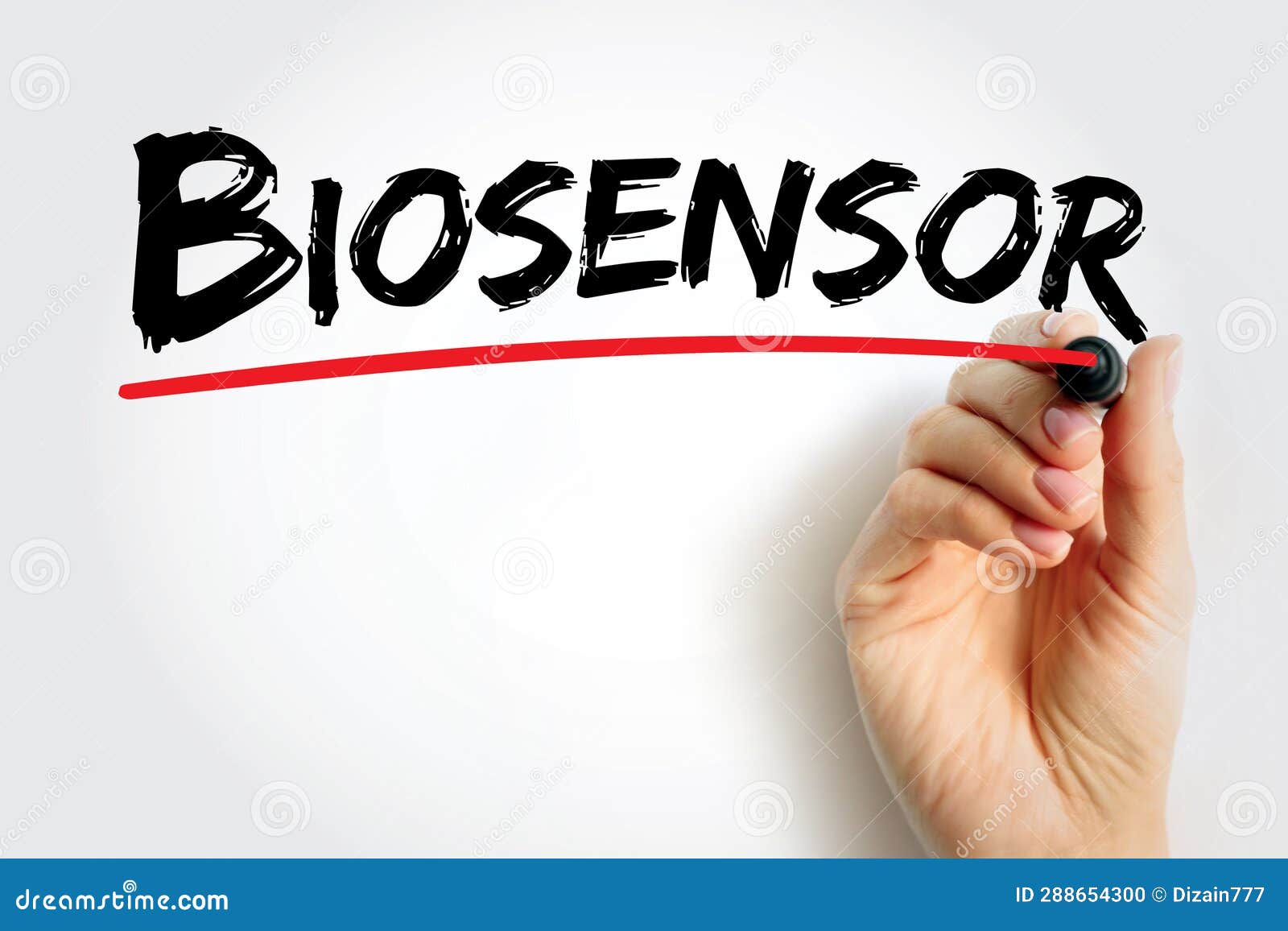 biosensor is an analytical device, used for the detection of a chemical substance, text concept background