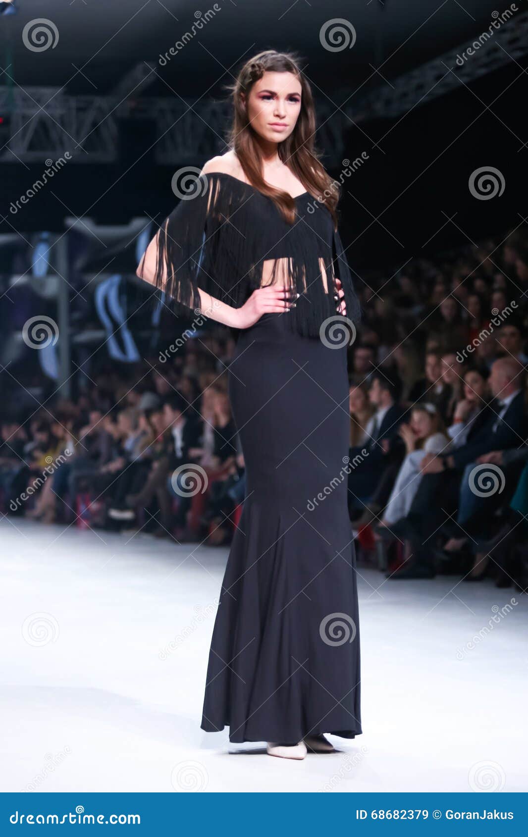 Bipa Fashion Show: Martina Felja, Zagreb, Croatia. Editorial Stock ...