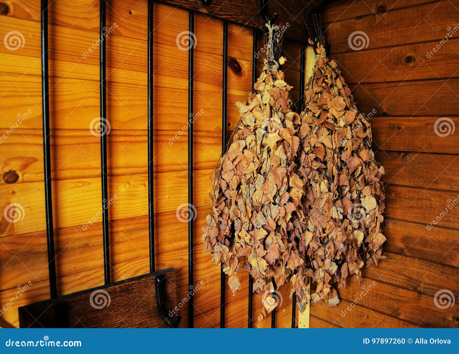 Birch Brooms for a Bathhouse Stock Photo Image of brooms, rural 97897260