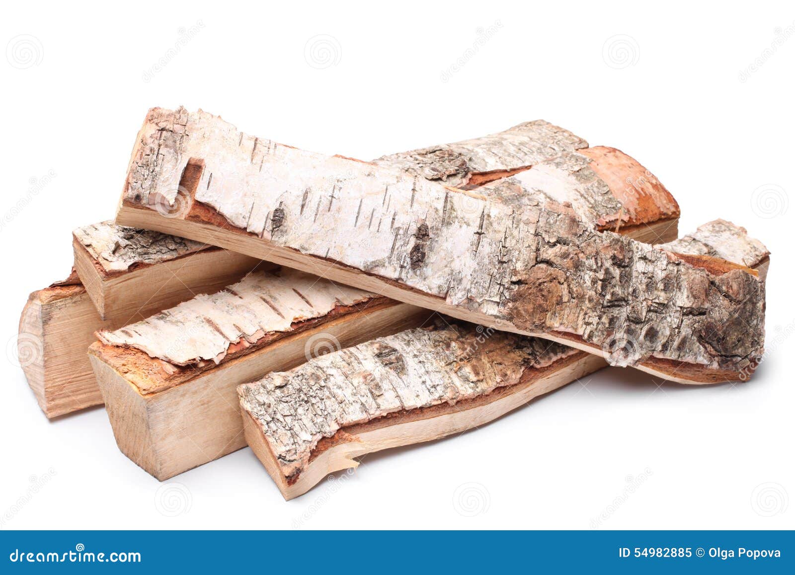 Birch firewood stock image. Image of energy, isolation 54982885