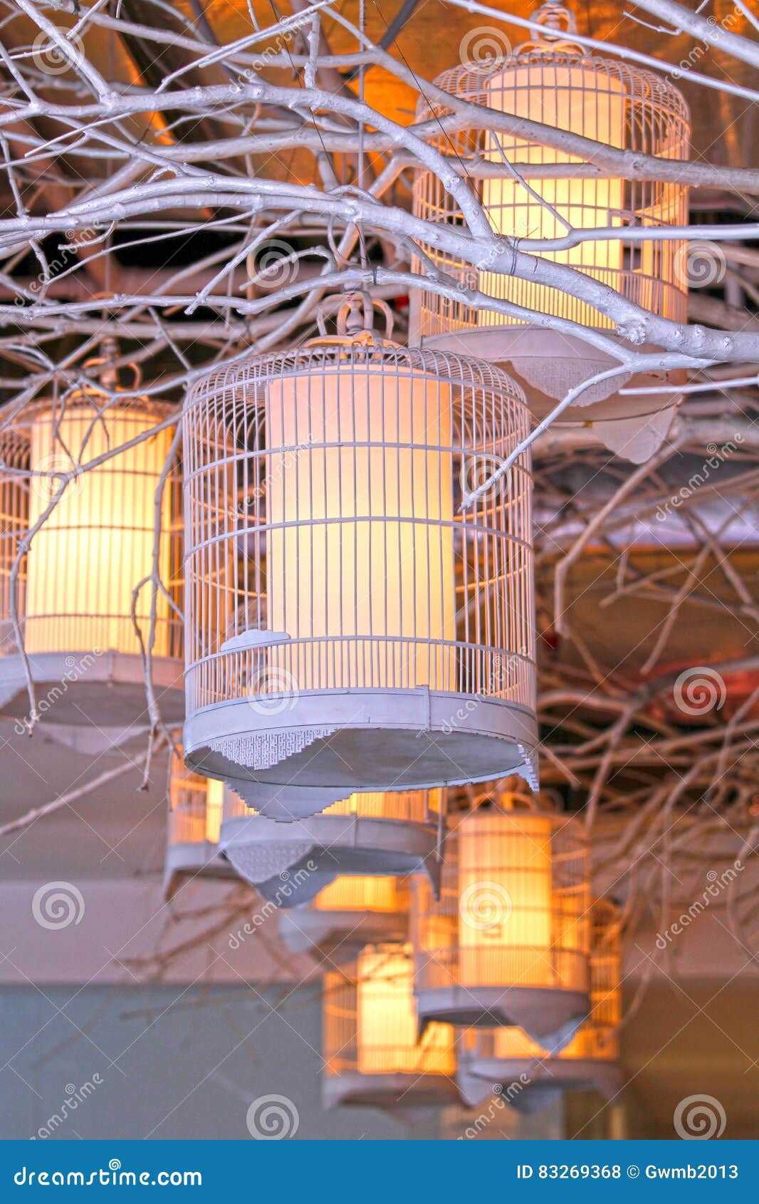 Bird Cage Lighting stock photo. Image of interior, lights 83269368