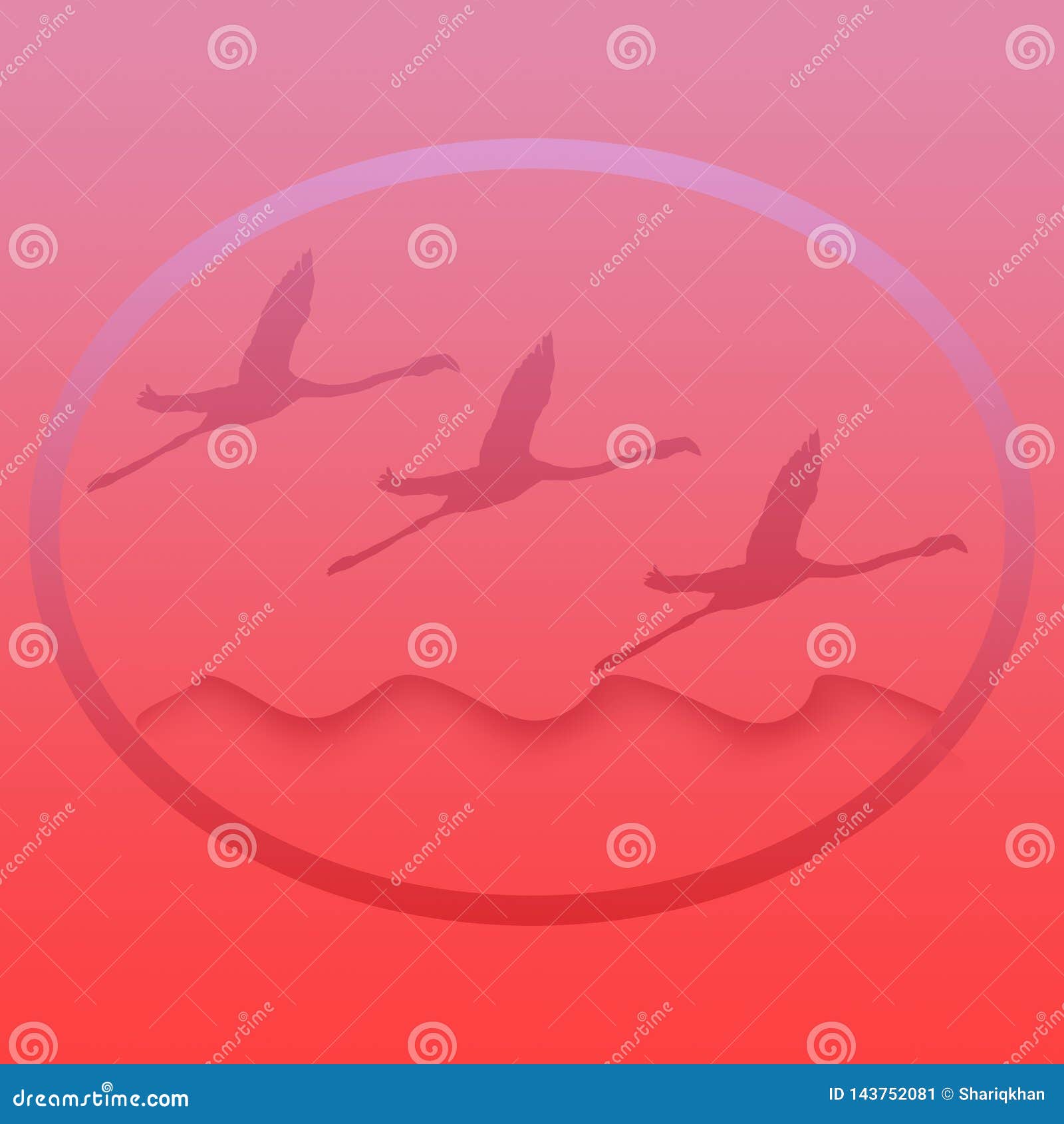 bird flamingo image background logo banner