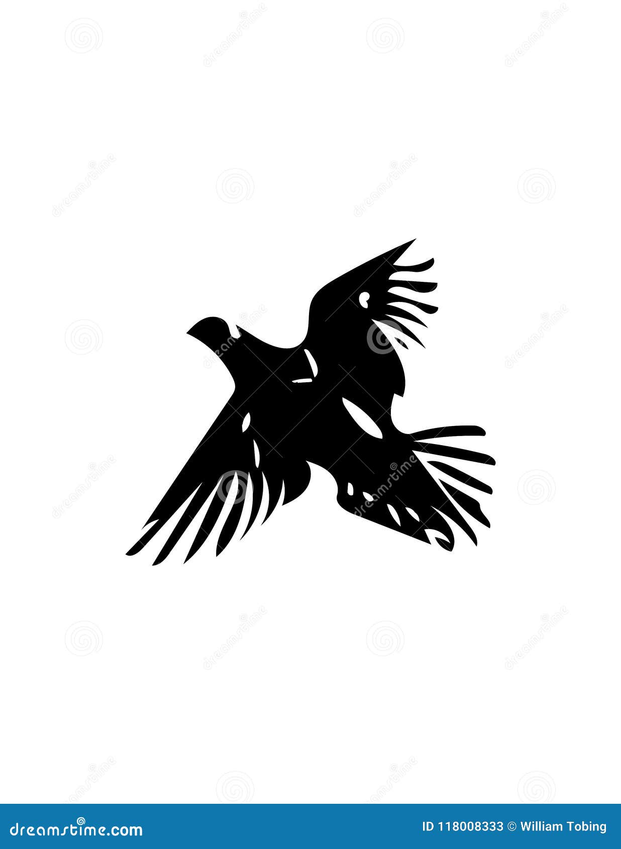 Bird logo stock illustration. Illustration of isolated - 118008333