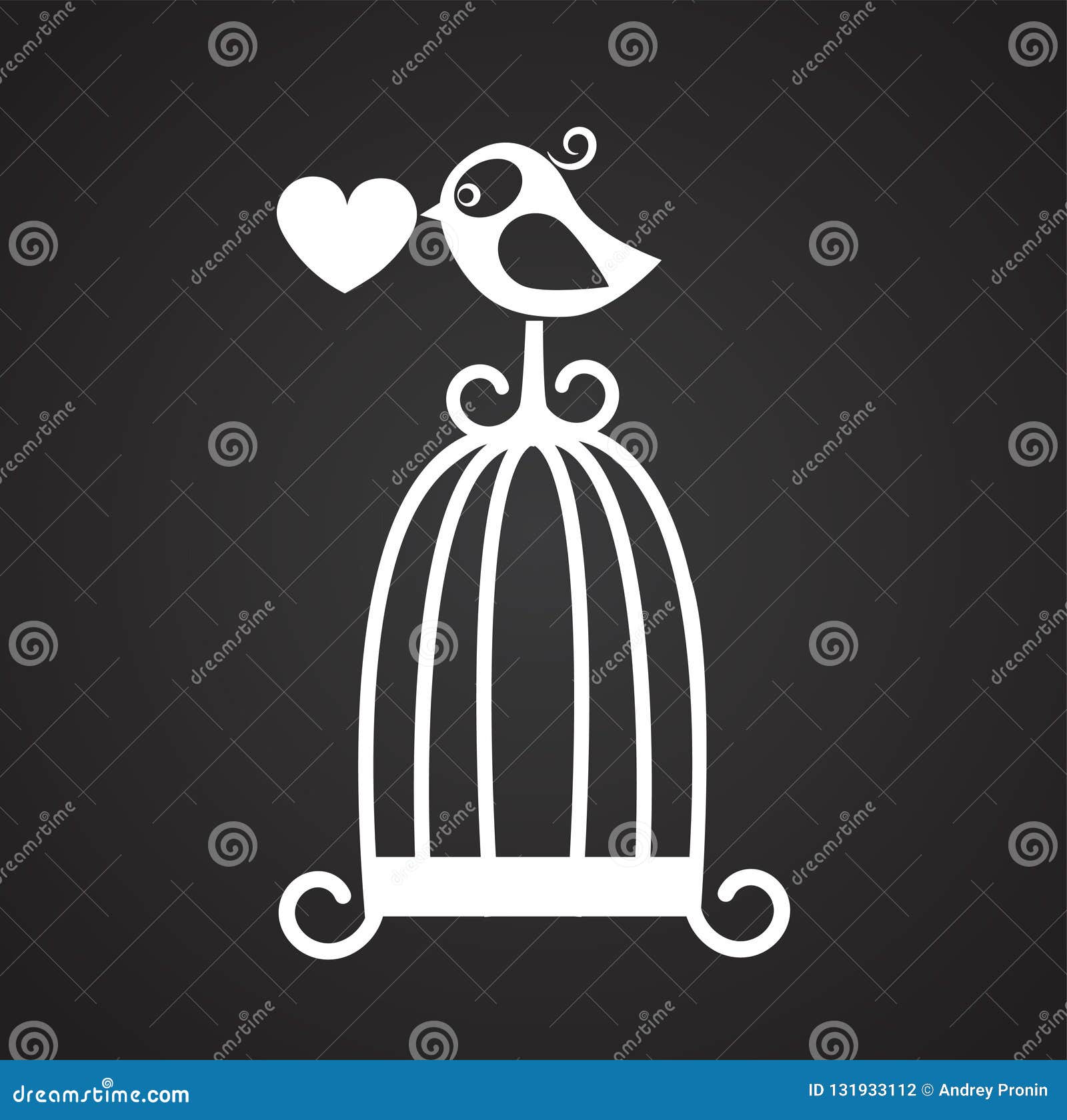 Love Cage Metaphor, Girl Looking At Boyfriend Tiny Character Imprisoned